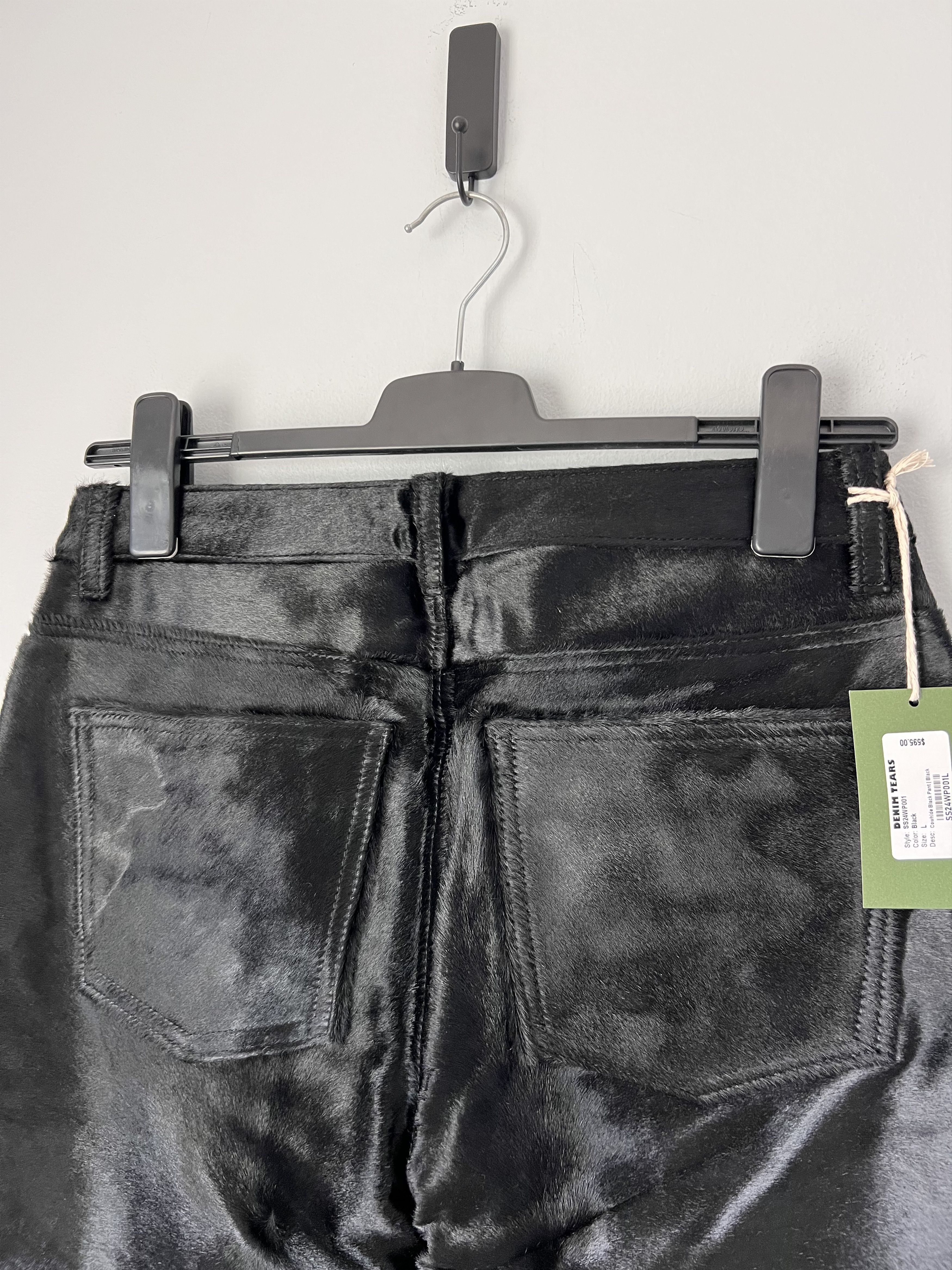 DENIM TEARS Denim Tears Genuine Calf Hair Pants in Black Size US 32 / EU 48 - 6 Thumbnail