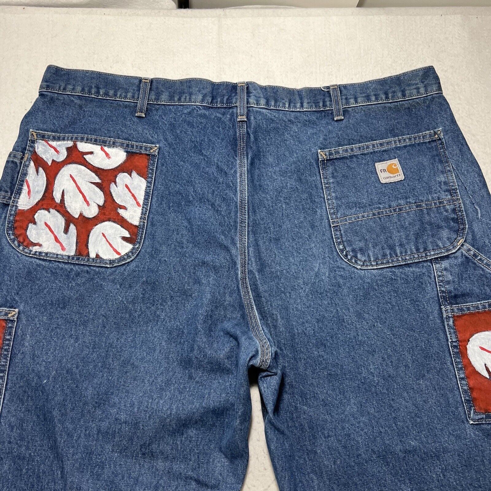 Carhartt Carhartt FR 44x26 Dungaree Jeans DIY Lilo n’ Stitch Angel Size US 44 / EU 60 - 7 Thumbnail