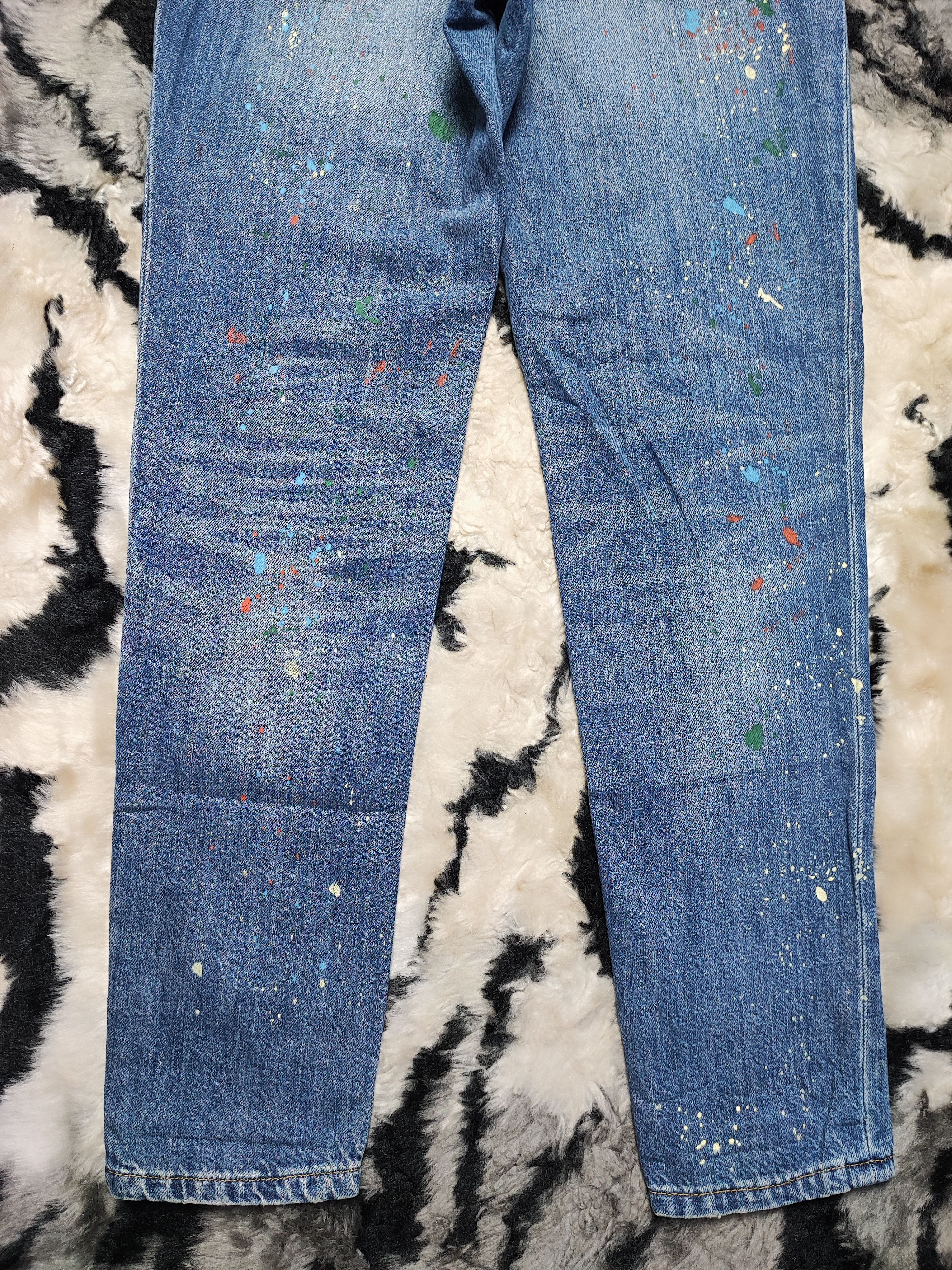 Denim & Supply Ralph Lauren Skinny Painted Jeans by Polo Ralph Lauren Size US 27 - 11 Thumbnail