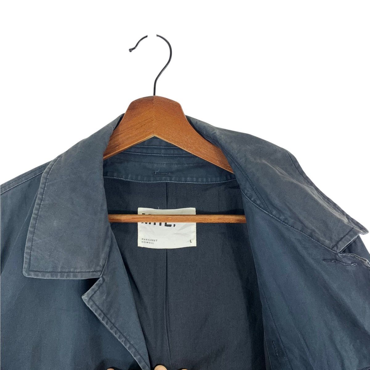 Margaret Howell VINTAGE MARGARET HOWELL BLACK OVERCOAT Size US L / EU 52-54 / 3 - 5 Thumbnail