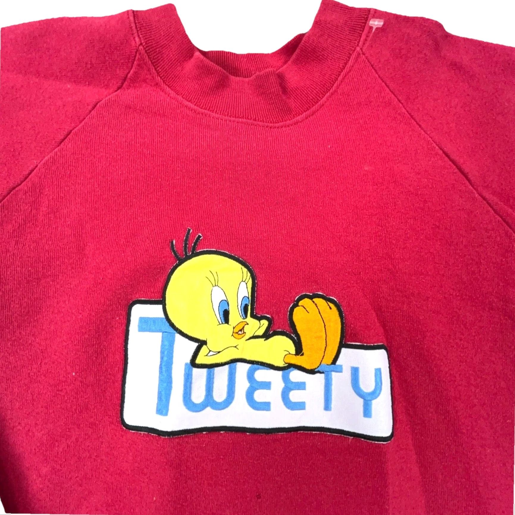 Vintage VINTAGE Looney Tunes Sweatshirt Men XL Crewneck Sweater Tweety Bird USA 90s 36* Size US XL / EU 56 / 4 - 2 Thumbnail