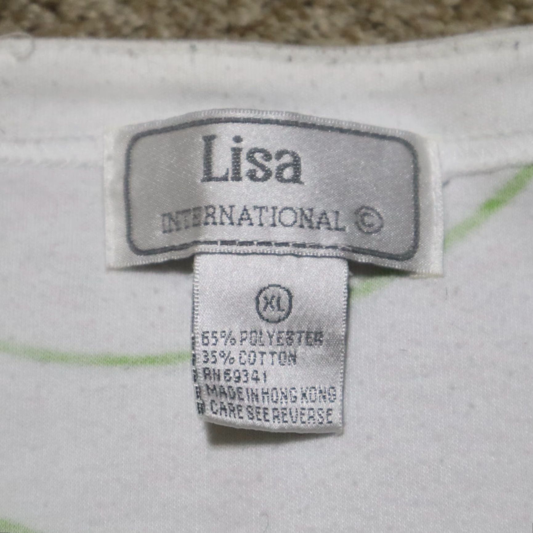 Vintage VINTAGE Lisa International Flowers Floral Lightweight Sweater Women's XL Floral Shirt Women XL White Cotton Blend Vintage Yes Tank? Size XL / US 12-14 / IT 48-50 - 3 Thumbnail
