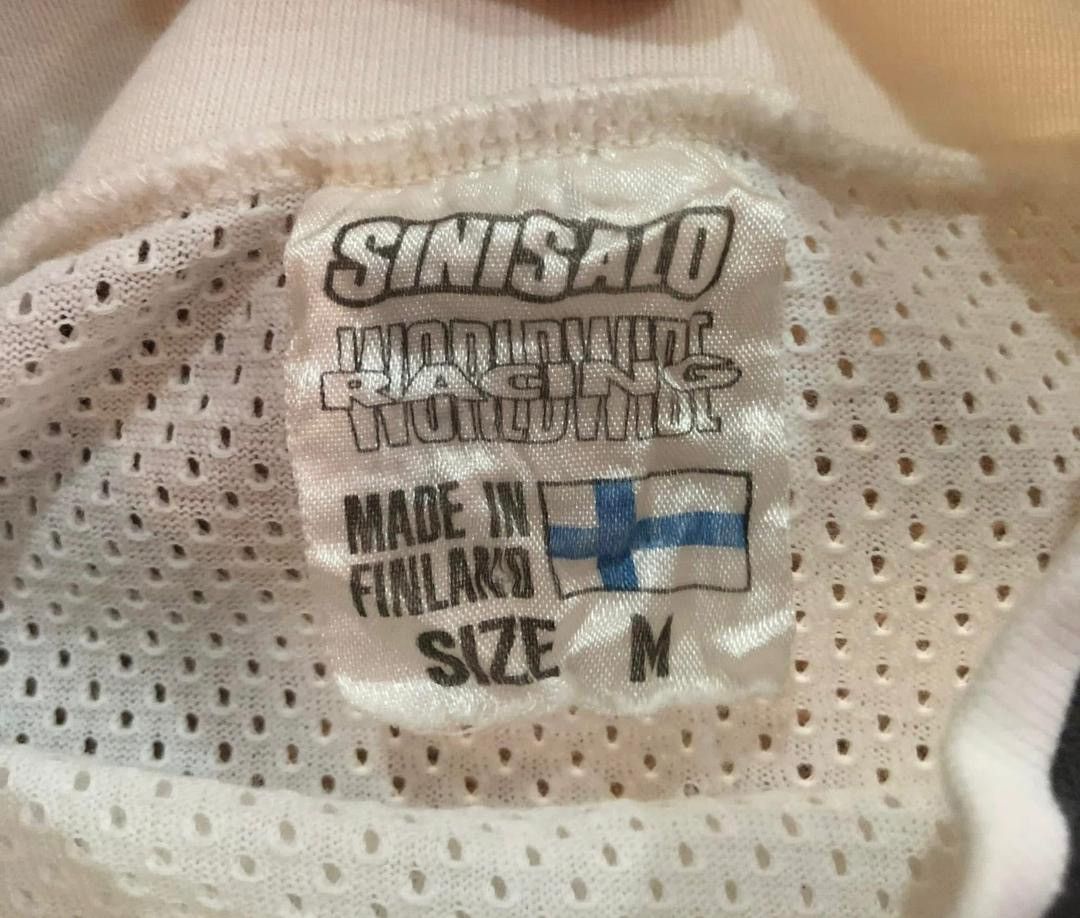 Other 1989 Vintage Sinisalo worldwide Racing motocross jersey Size US M / EU 48-50 / 2 - 5 Thumbnail
