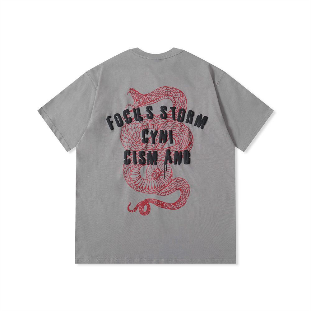 Japanese Brand × Vintage Men's hip-hop trendy animal snake print T-shirt Size US M / EU 48-50 / 2 - 1 Thumbnail