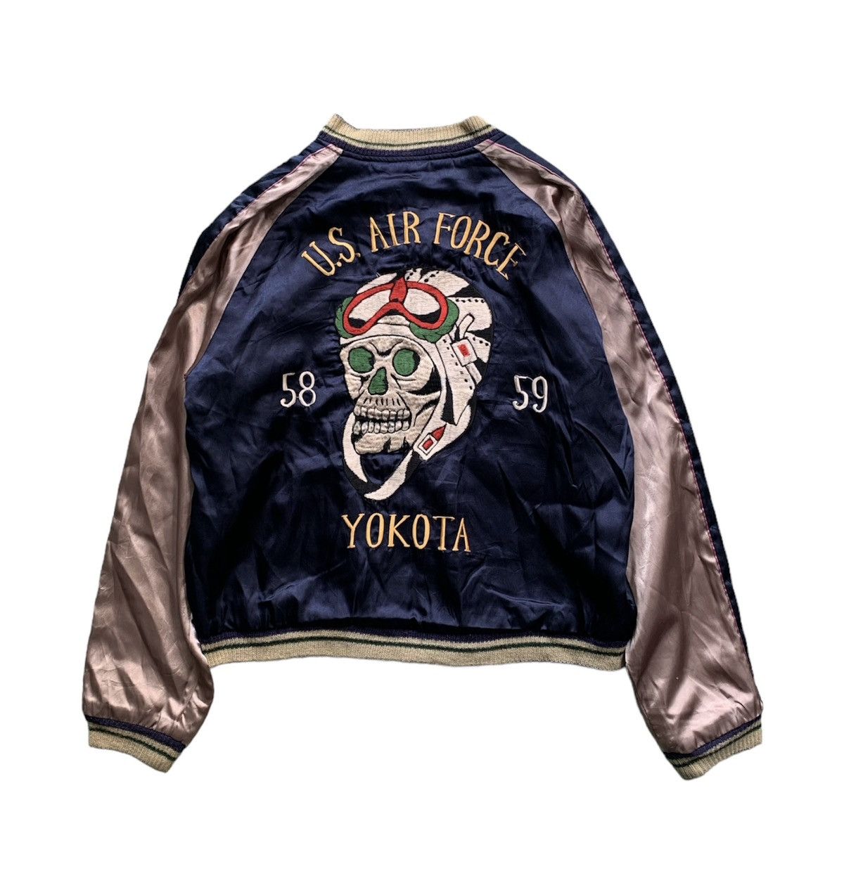 image of Sukajan Souvenir Jacket x Tailor Toyo Vintage 60's Us Airforce Souvenir Jacket, Men's (Size XL)