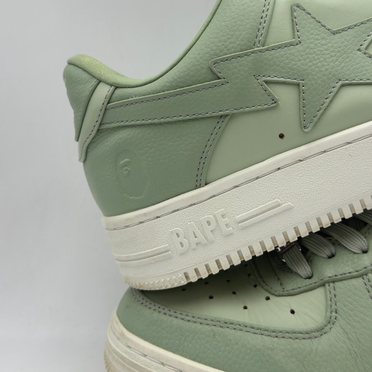Bape A Bathing Ape Bapesta Green 2023 Size US 9.5 / EU 42-43 - 5 Thumbnail