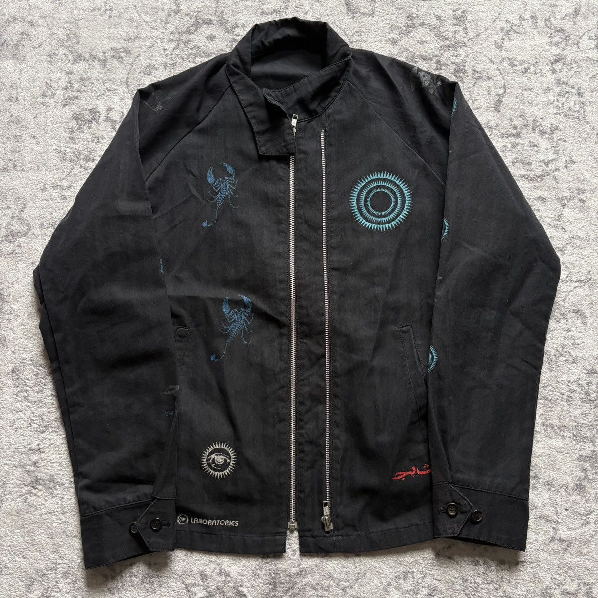 Undercover Undercover AW03 Arabic Skull Graphic Jacket Black | Size M Size US M / EU 48-50 / 2 - 6 Thumbnail