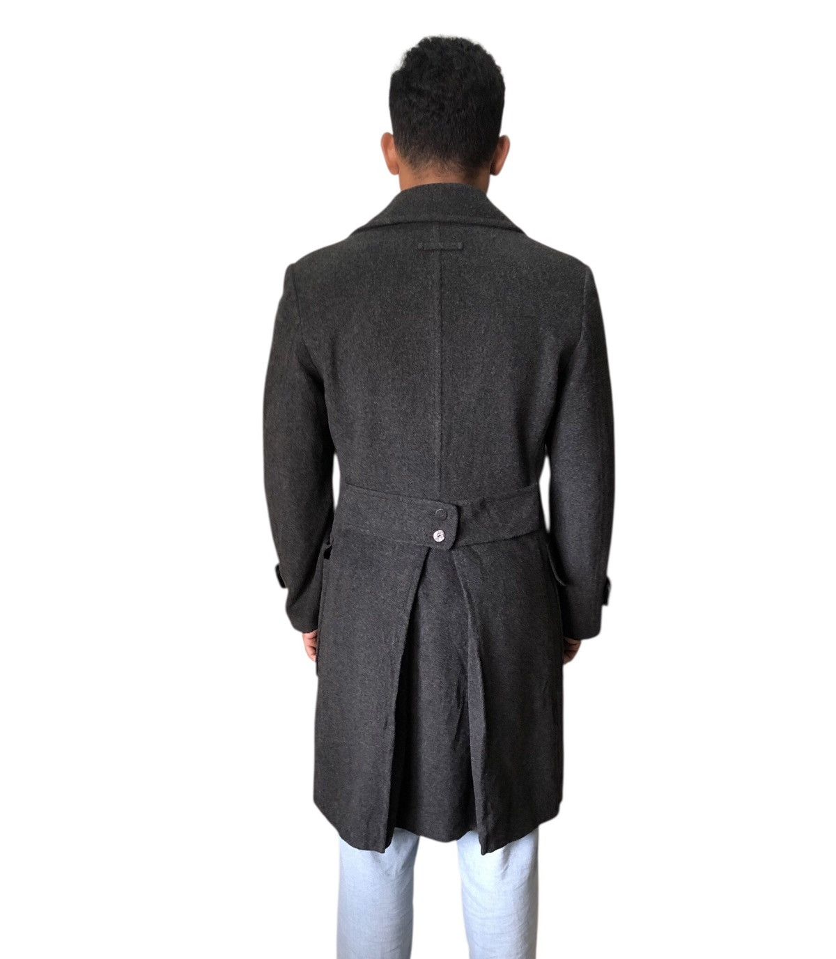 Jean Paul Gaultier Vintage Jean Gaultier Homme Single Breasted Wool Long Coat Size US M / EU 48-50 / 2 - 4 Thumbnail