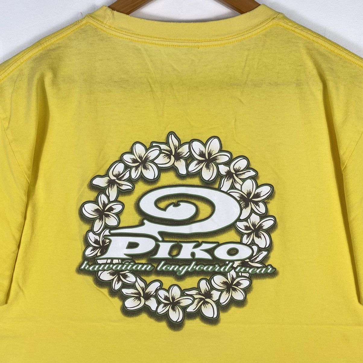 Vintage Vintage PIKO HAWAIIAN LONGBOARDS Wear Graphic Distressed Tee Size US M / EU 48-50 / 2 - 3 Thumbnail