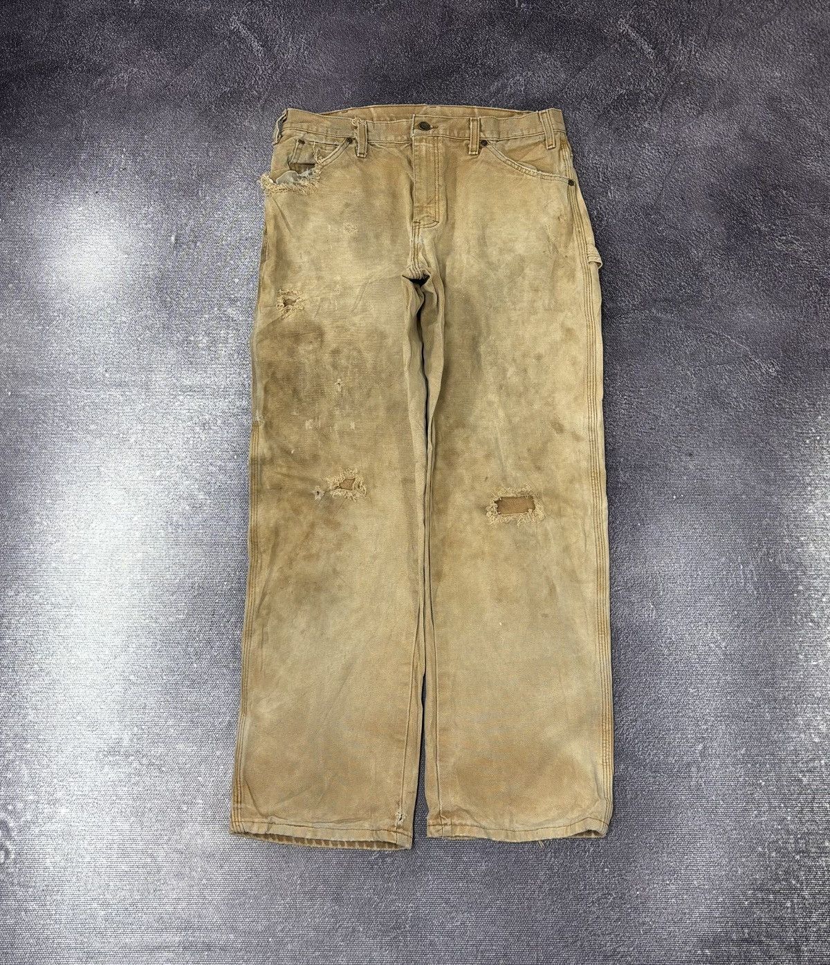 Dickies Vintage Dickies USA Workwear Faded Baggy Carpenter Pants Size US 34 / EU 50 - 2 Thumbnail