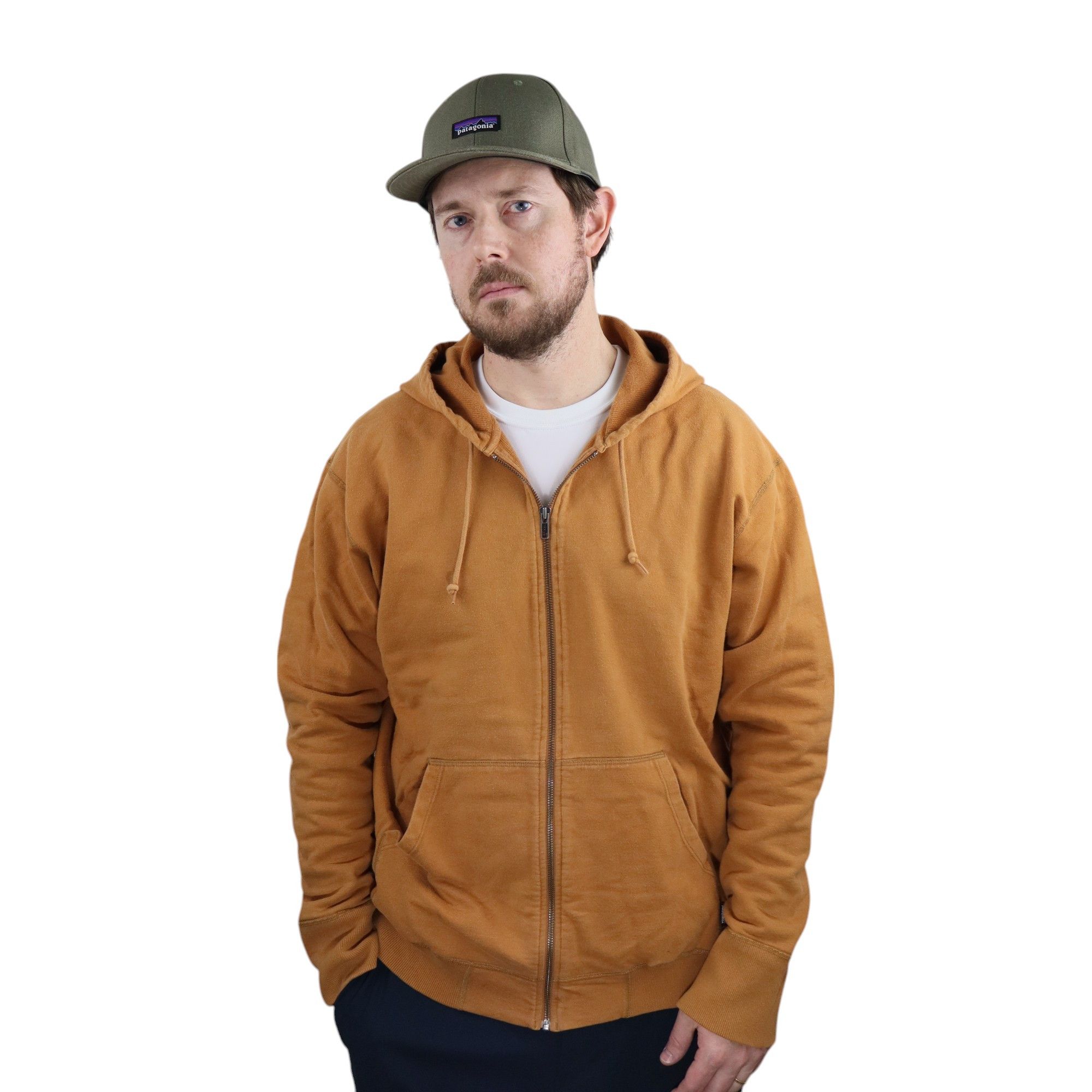 Patagonia Vintage Patagonia Heavyweight Hoody Sweatshirt Large Orange Size US L / EU 52-54 / 3 - 1 Thumbnail
