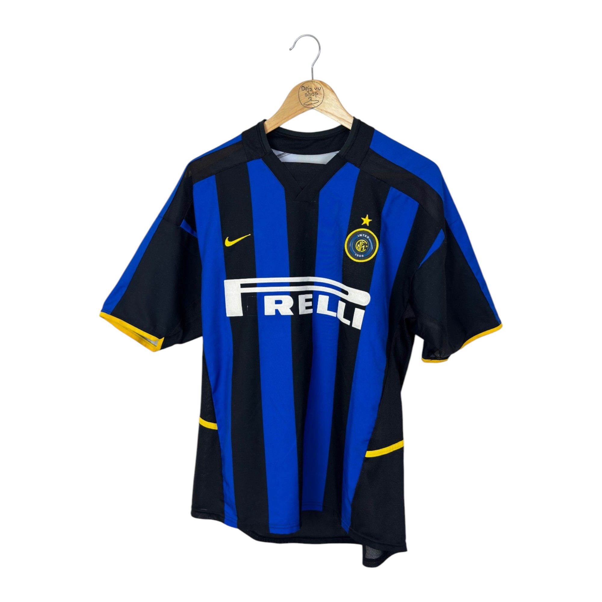 Nike Vintage Inter 2002/2003 Home T-shirt Size US M / EU 48-50 / 2 - 1 Thumbnail