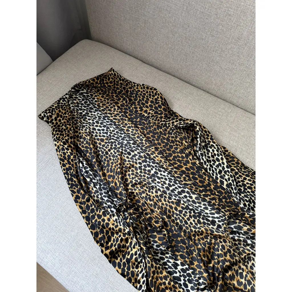 Dolce & Gabbana Dolce & Gabbana Vintage Leopard Print Wrap Dress IT40 Size S / US 4 / IT 40 - 7 Thumbnail