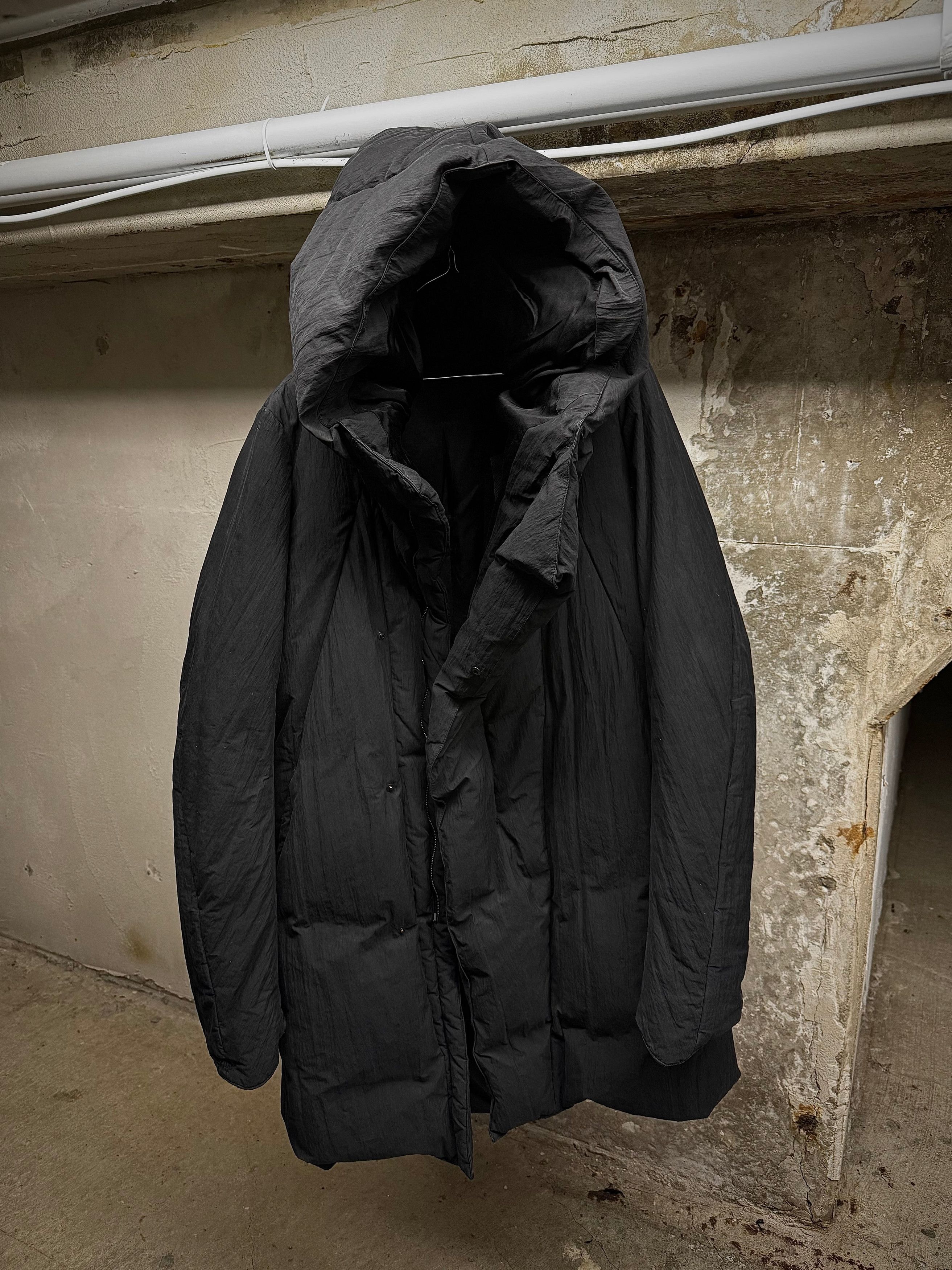 Julius Julius_7 Glitch Hooded Nylon Down Puffer Jacket Size US L / EU 52-54 / 3 - 7 Thumbnail