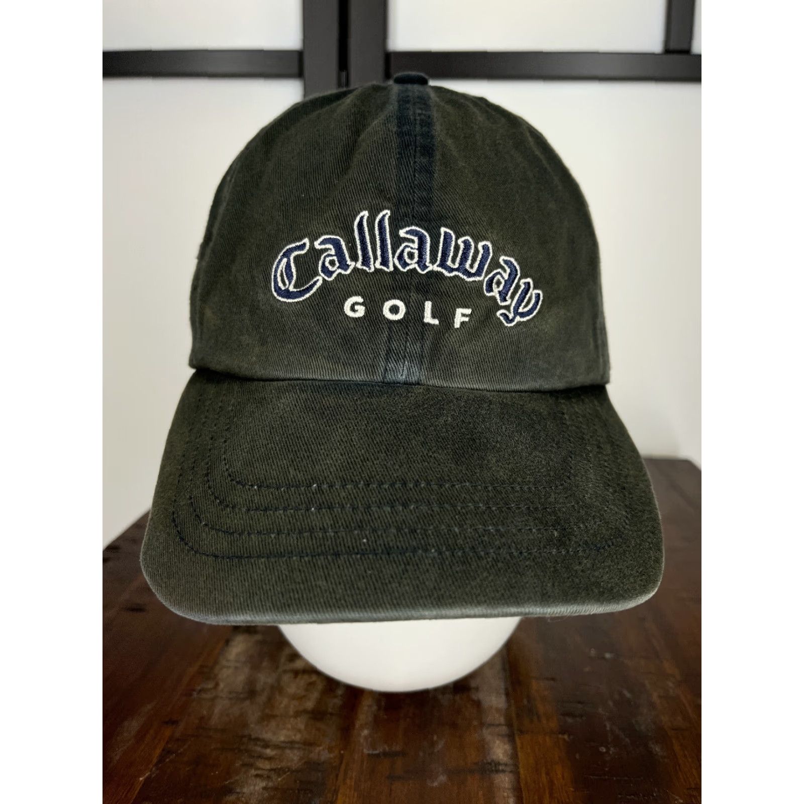 Callaway Callaway Hat Cap Adjustable OS Gray Cotton Knit Logo 2002 Uintah Basin Tournament Mens Cap Size ONE SIZE - 2 Thumbnail