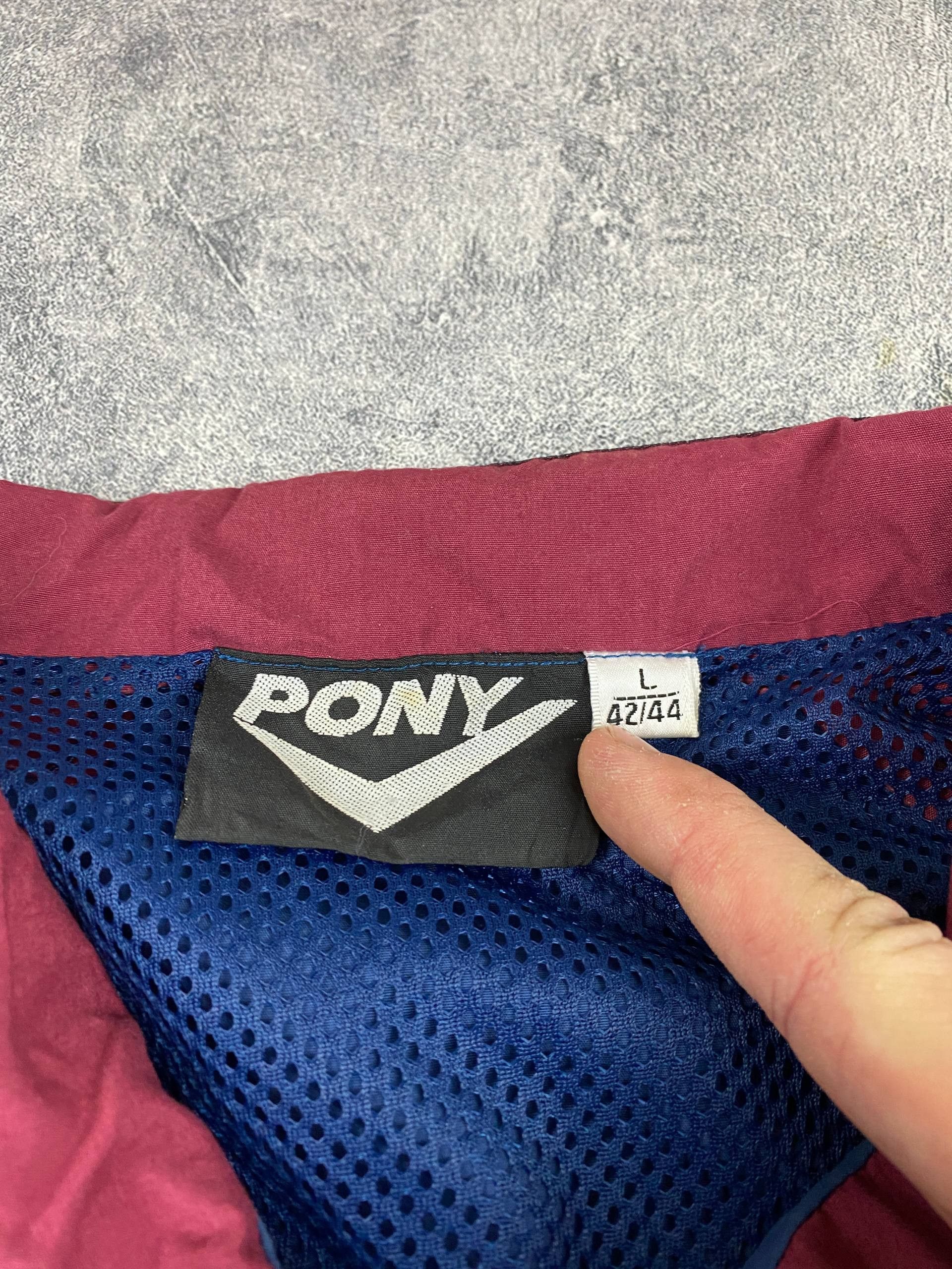 PONY Vintage West Ham United Pony Training Jacket 1995-1997 Size US L / EU 52-54 / 3 - 6 Thumbnail