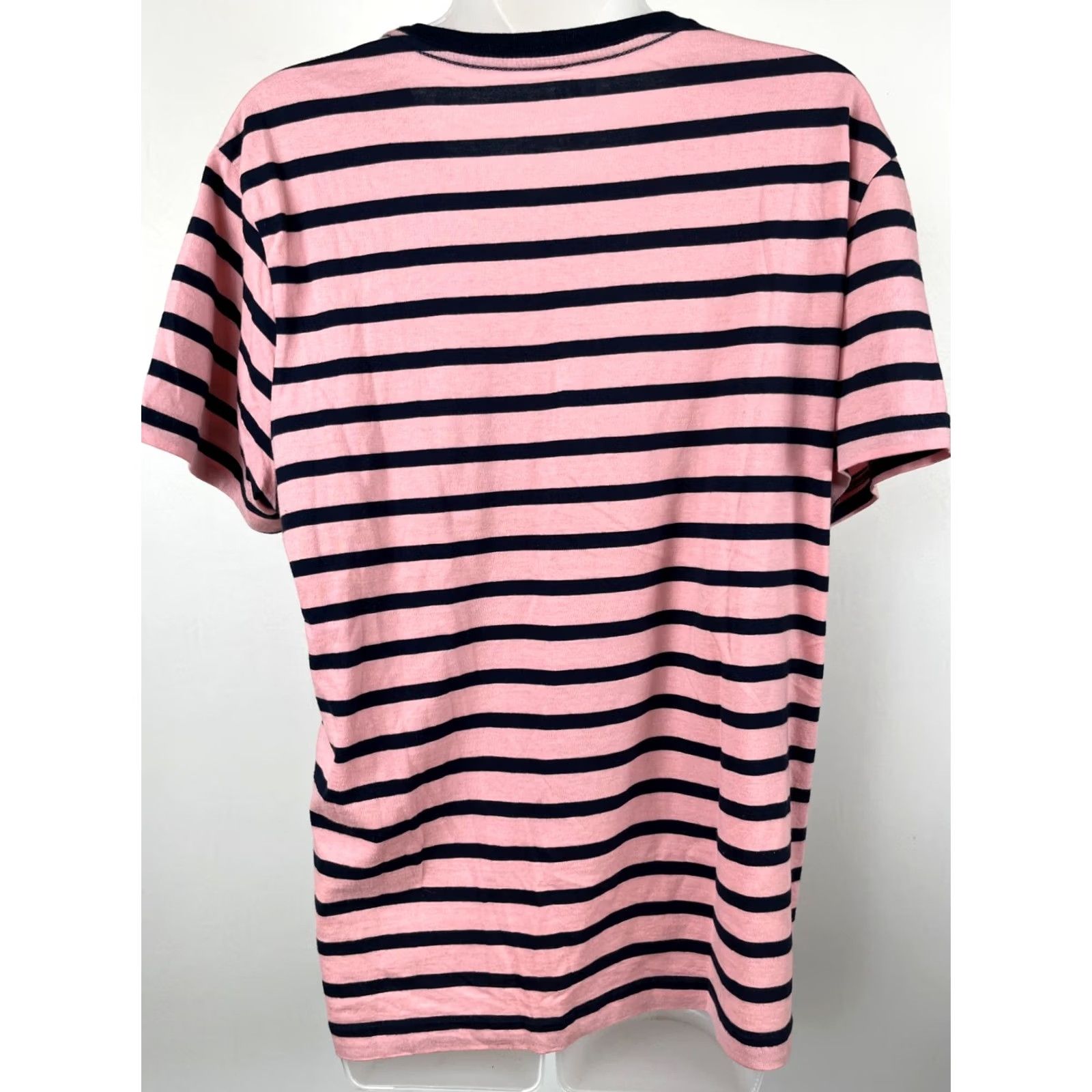 H&M H&M T-Shirt Mens Size S Blue Pink Navy Striped Crewneck Short Sleeve Tee Size US S / EU 44-46 / 1 - 4 Thumbnail