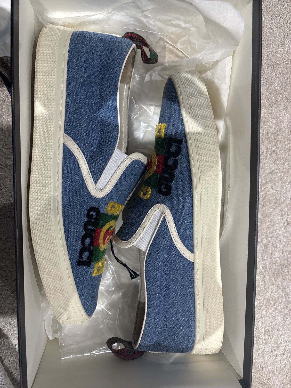 Gucci Dublin blue men’s shoes