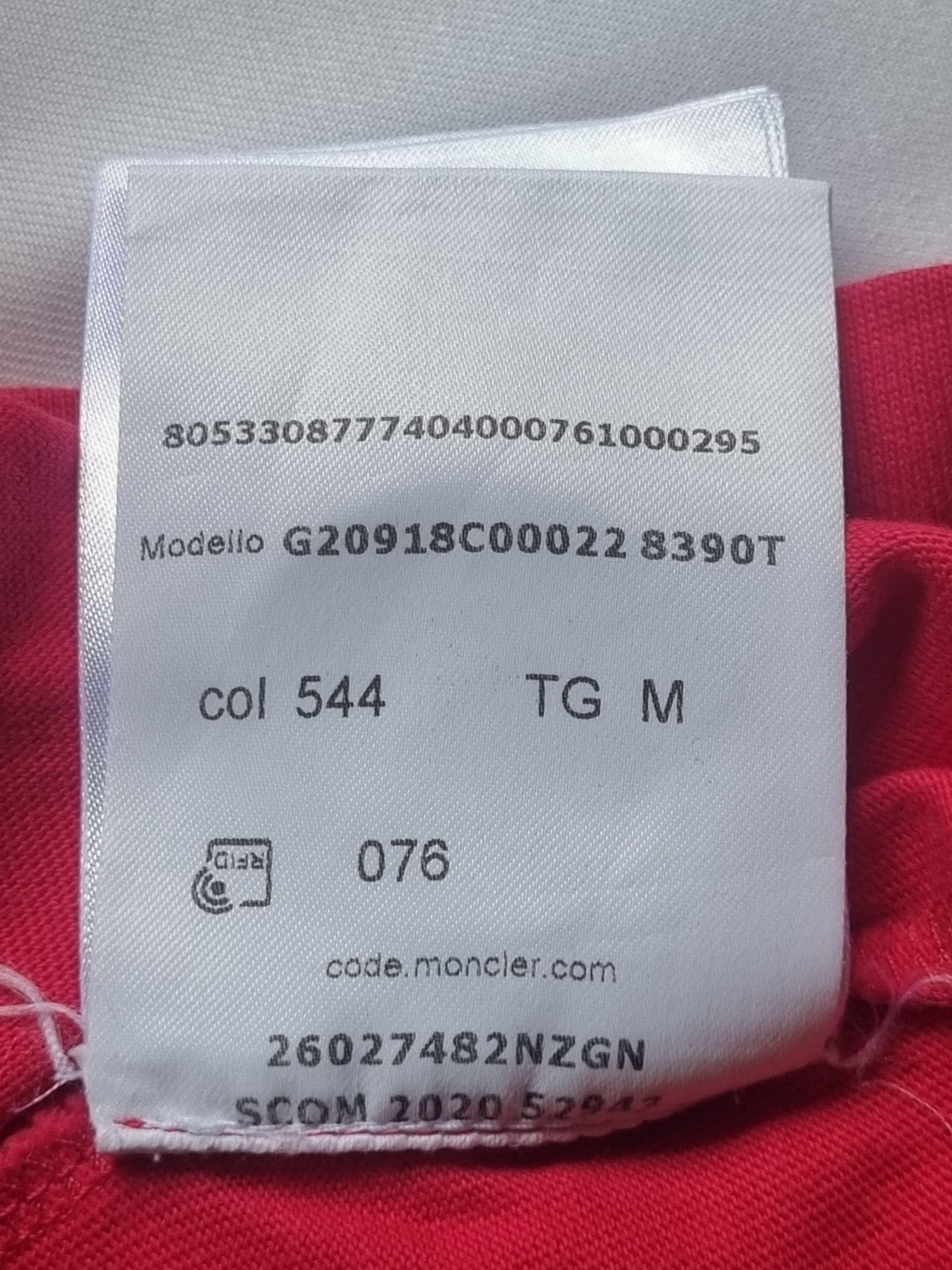 Moncler Moncler Pink T Shirt Size US M / EU 48-50 / 2 - 11 Thumbnail