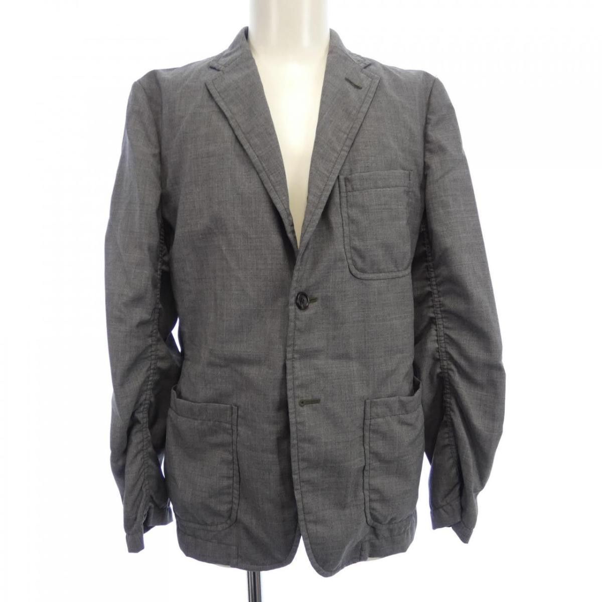 Comme des Garcons Homme Jacket Tailored Wool Long Sleeve Gray Size US S / EU 44-46 / 1 - 1 Thumbnail