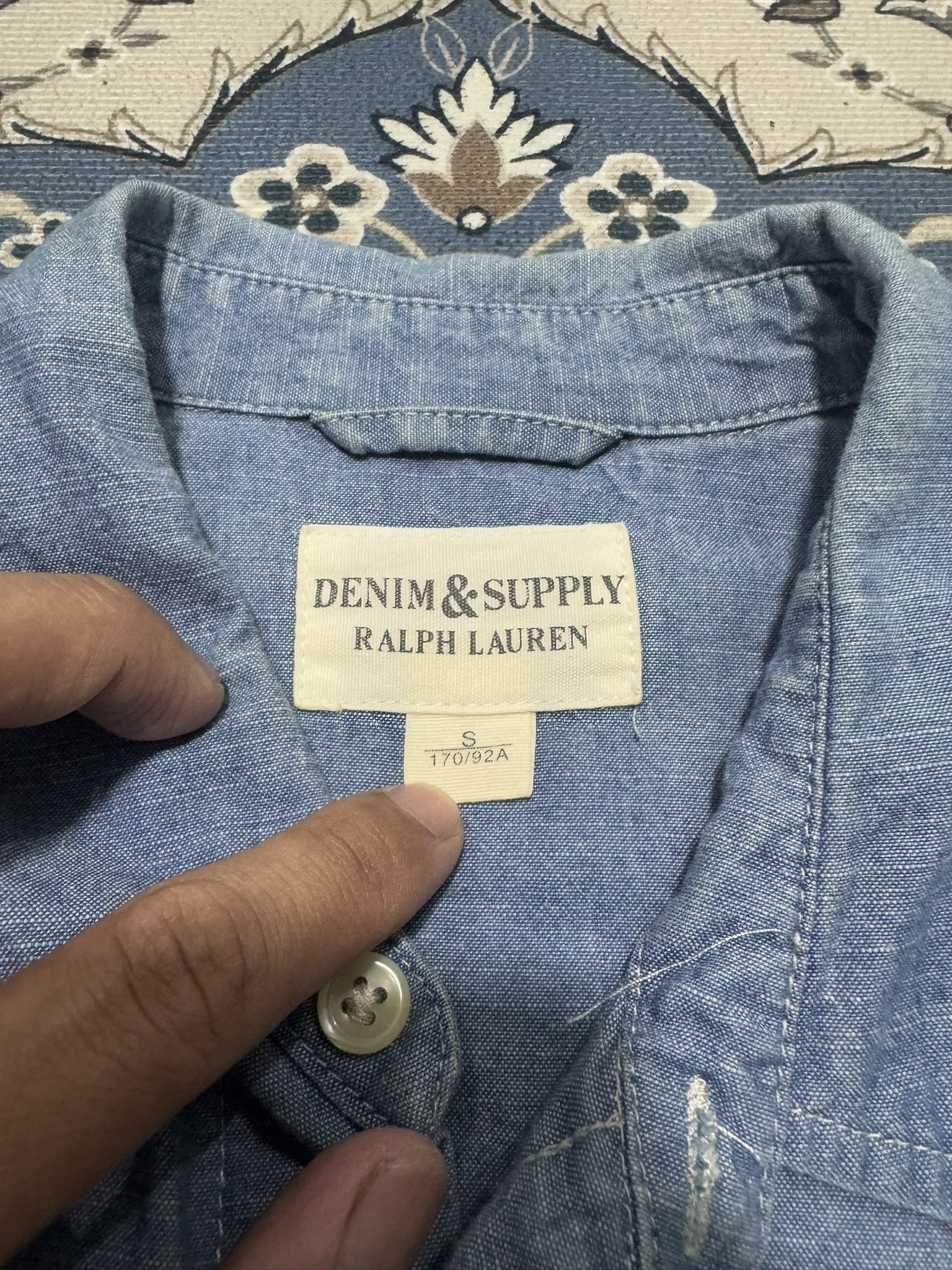 Denim & Supply Ralph Lauren × Polo Ralph Lauren × RRL Ralph Lauren Denim And Supply Ralph Lauren America Patchwork Shirt Size US S / EU 44-46 / 1 - 5 Thumbnail