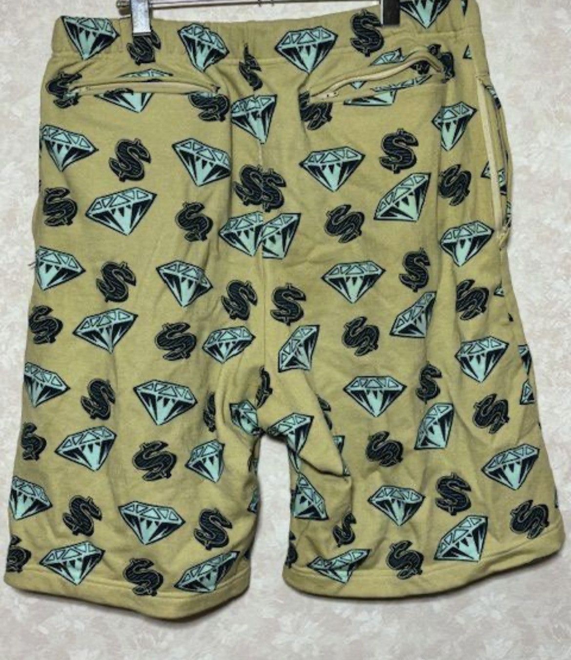 Icecream RARE OG 2006 BBC/ICE CREAM DIAMOND & DOLLARS SHORTS Size US 35 - 4 Thumbnail