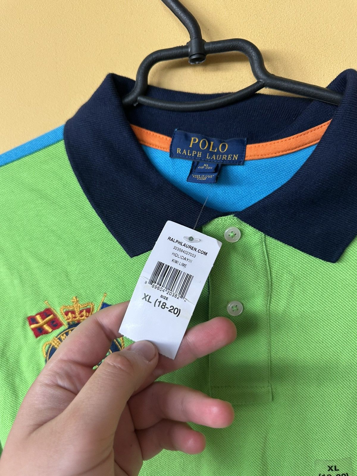 Polo Ralph Lauren NEW POLO RALPH LAUREN MARINE POLO SHIRT - Size XL (18-20) Size US XL / EU 56 / 4 - 6 Thumbnail