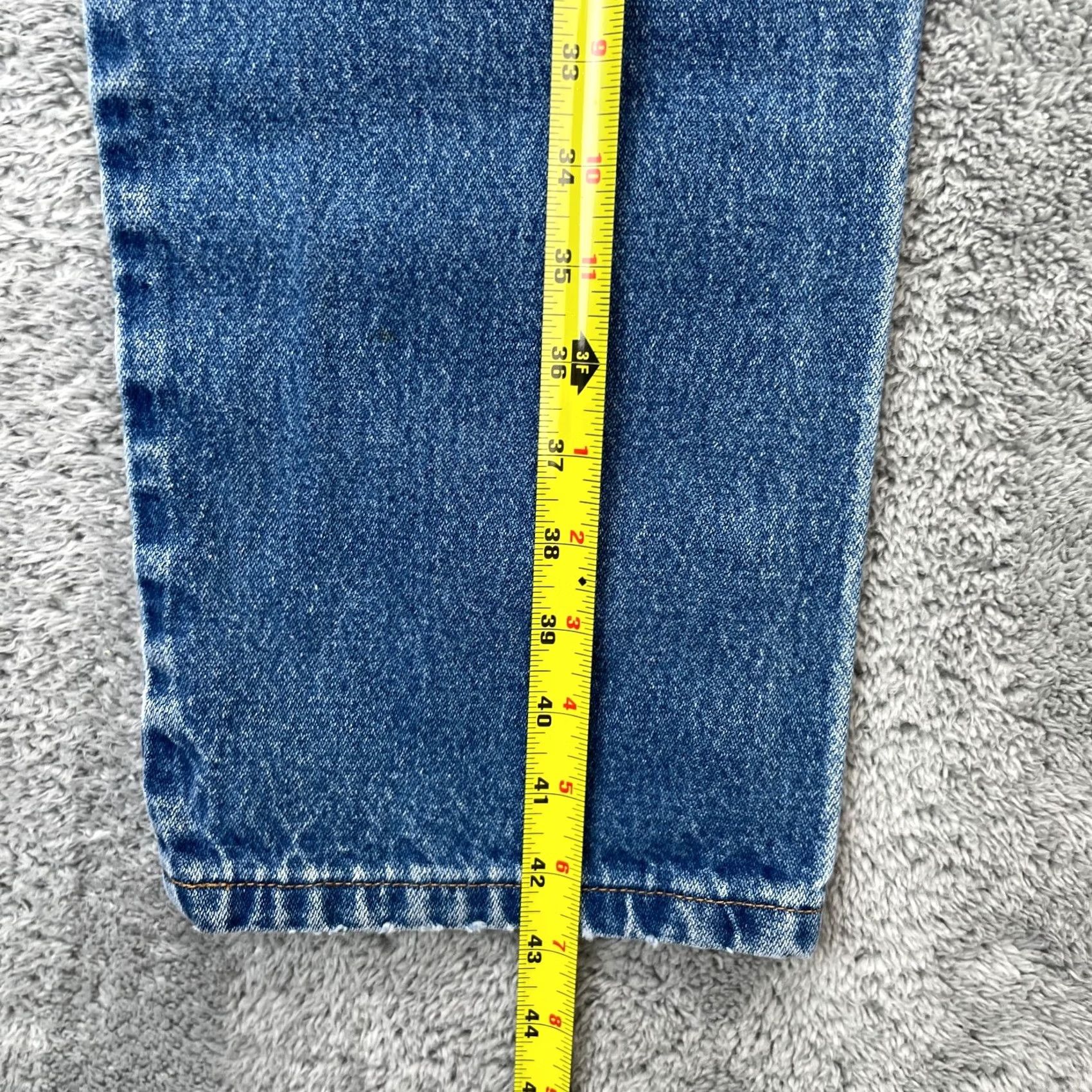 Wrangler Wrangler Jeans Mens 36x33 Blue Cowboy Straight Leg Denim Cotton Western Work Shirt? Size US 36 / EU 52 - 6 Thumbnail