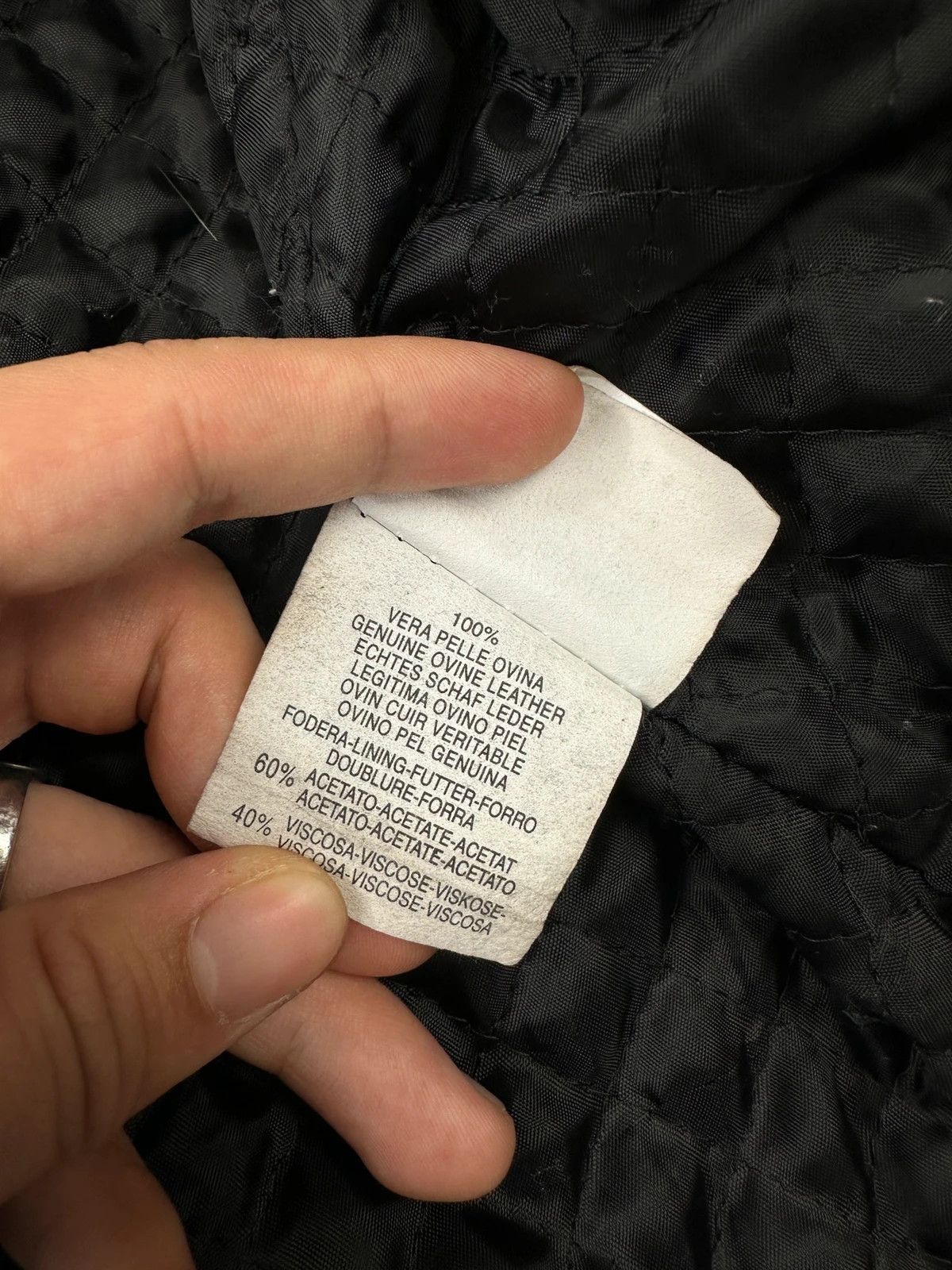 Valentino Valentino Late 90’s Glossy SheepSkin Leather Bomber Jacket Size US M / EU 48-50 / 2 - 15 Thumbnail