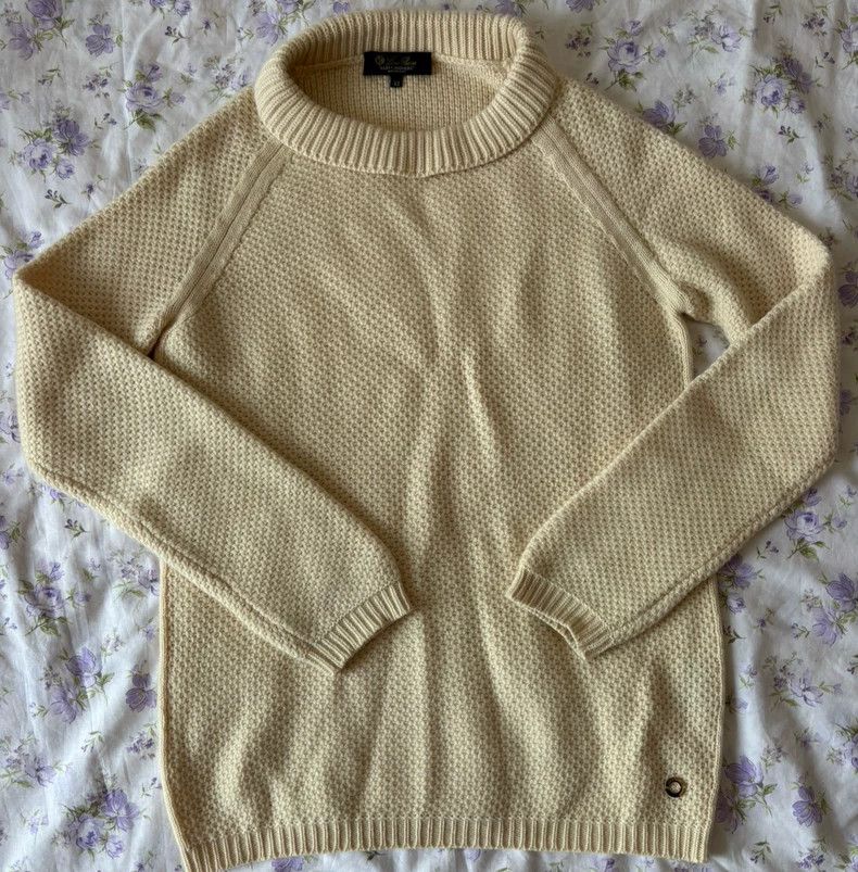 Loro Piana LORO PIANA White cashmere sweater Size M / US 6-8 / IT 42-44 - 1 Thumbnail