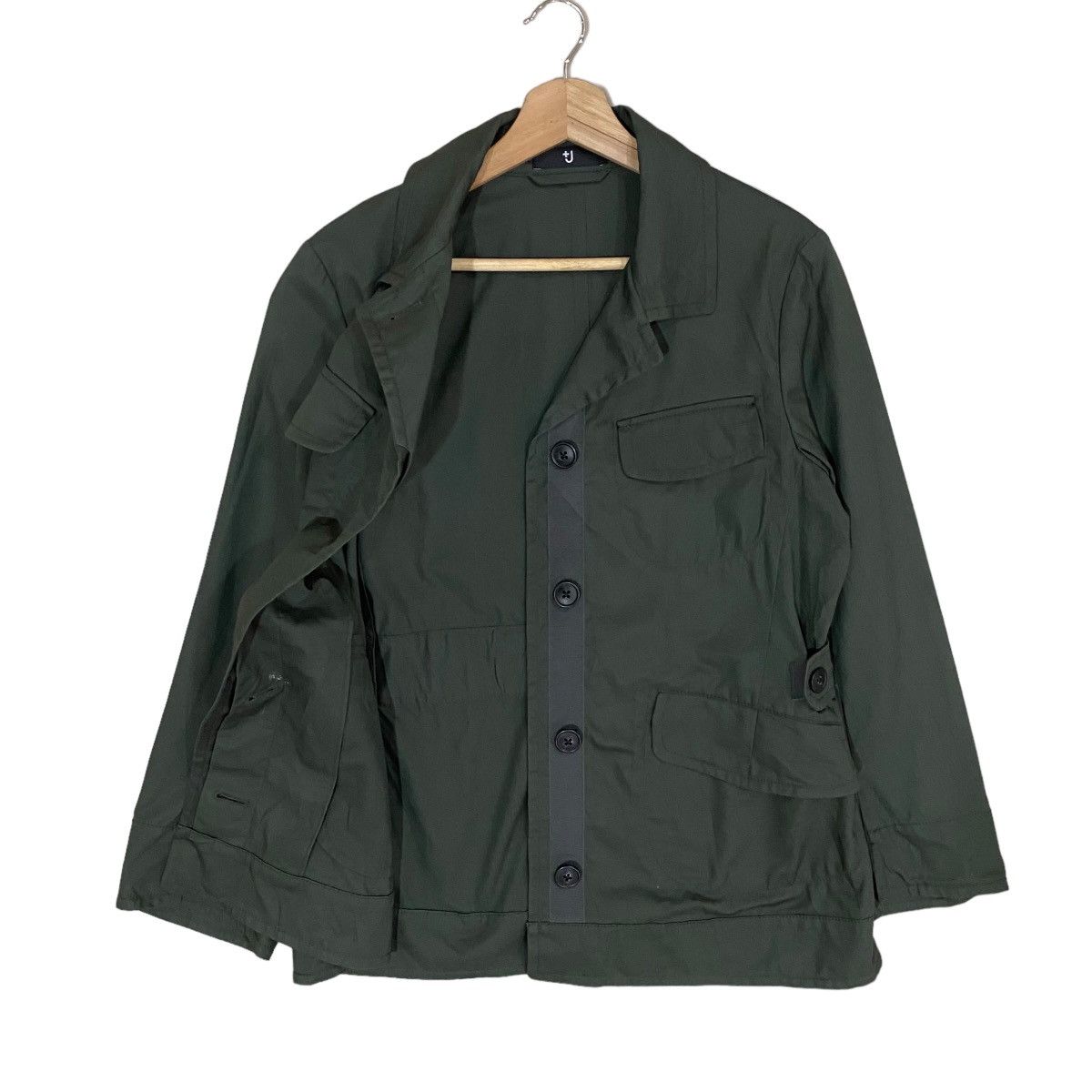🎗️JILSANDER X UNIQLO MULTIPOCKET GREEN ARMY JACKET
