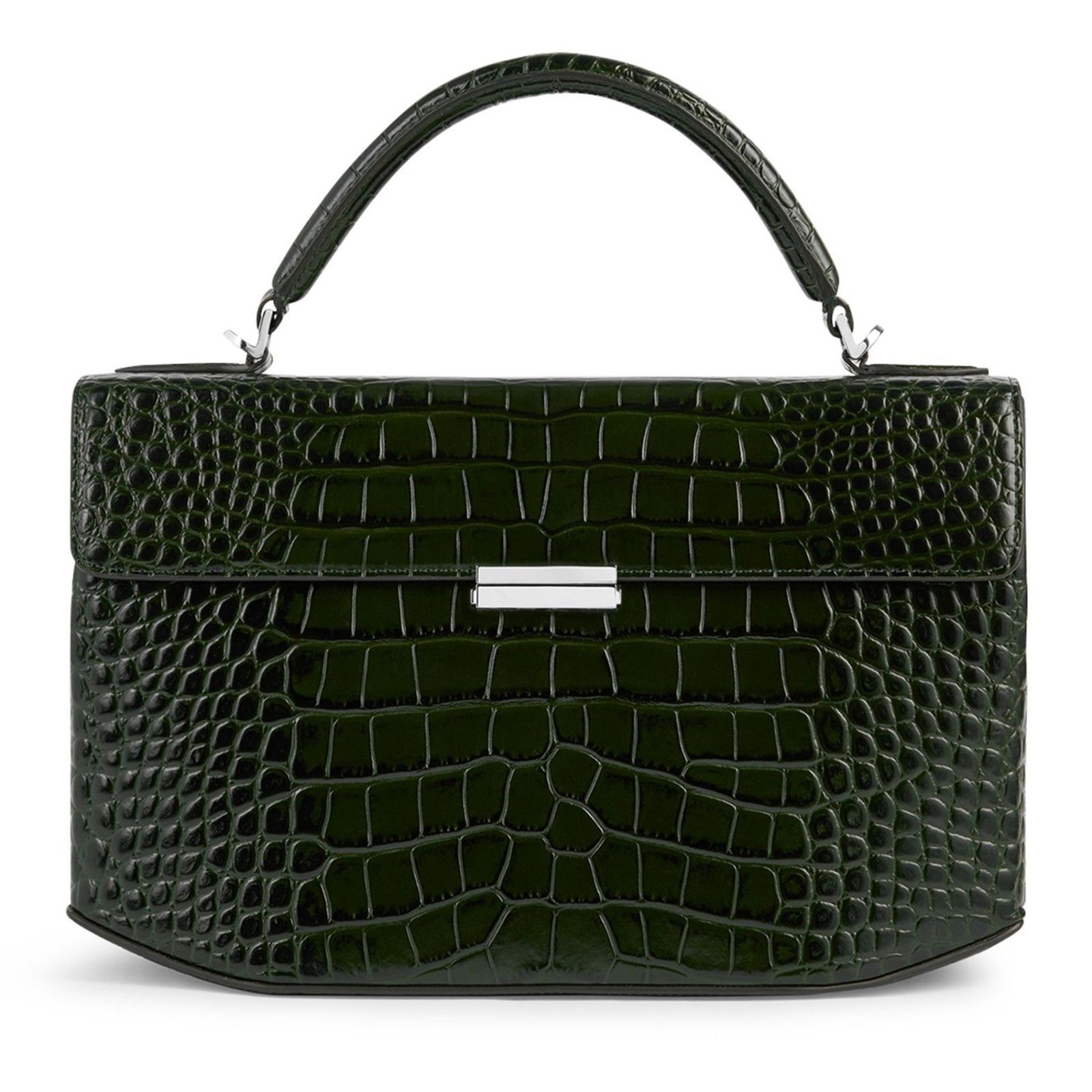 Toteme TOTEME Box Dark Green Top Handle Bag New & Authentic Size ONE SIZE - 1 Thumbnail