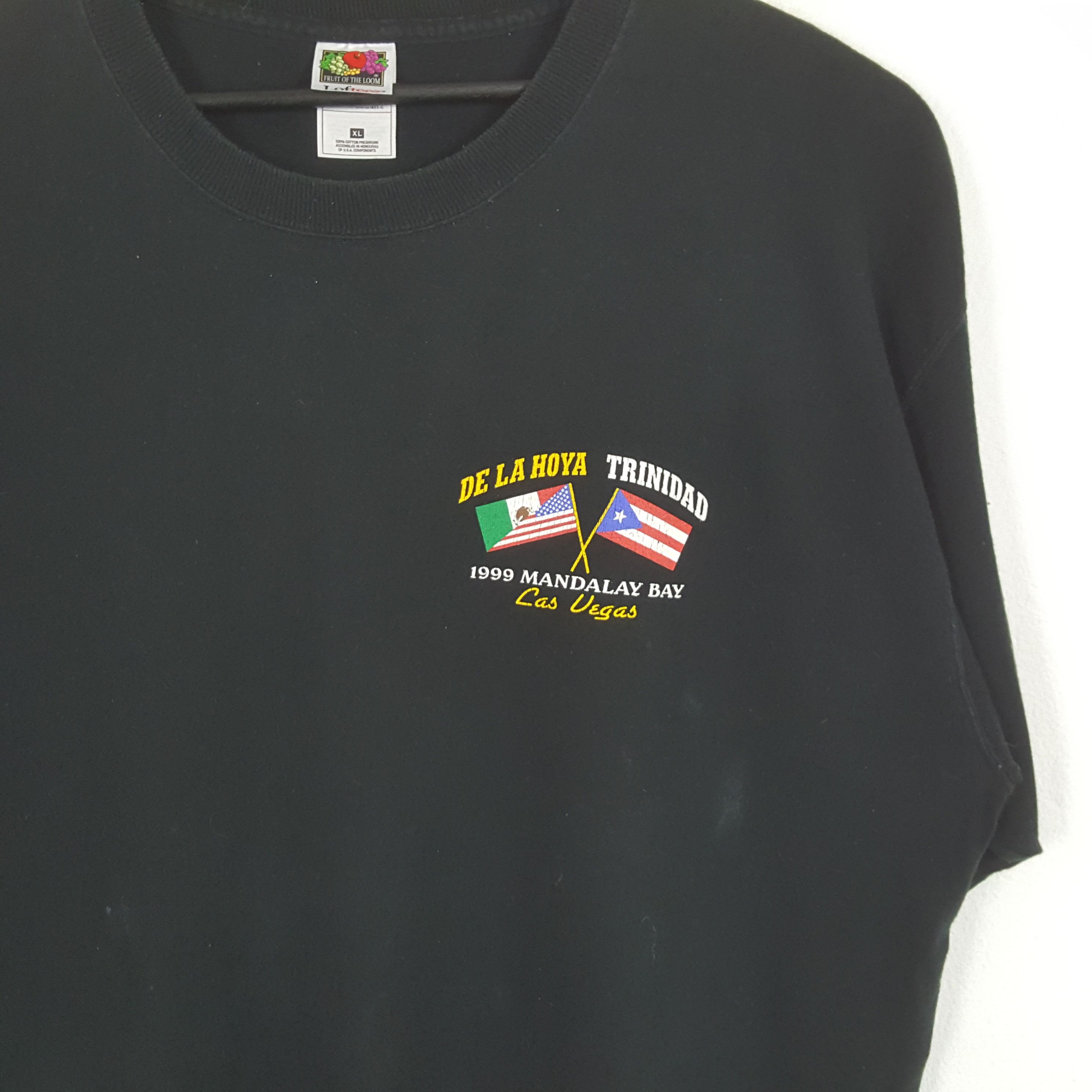 Fruit Of The Loom × Vintage De La yoha Trinidad Boxing 1999 Las Vegas Tshirt Size US M / EU 48-50 / 2 - 4 Thumbnail