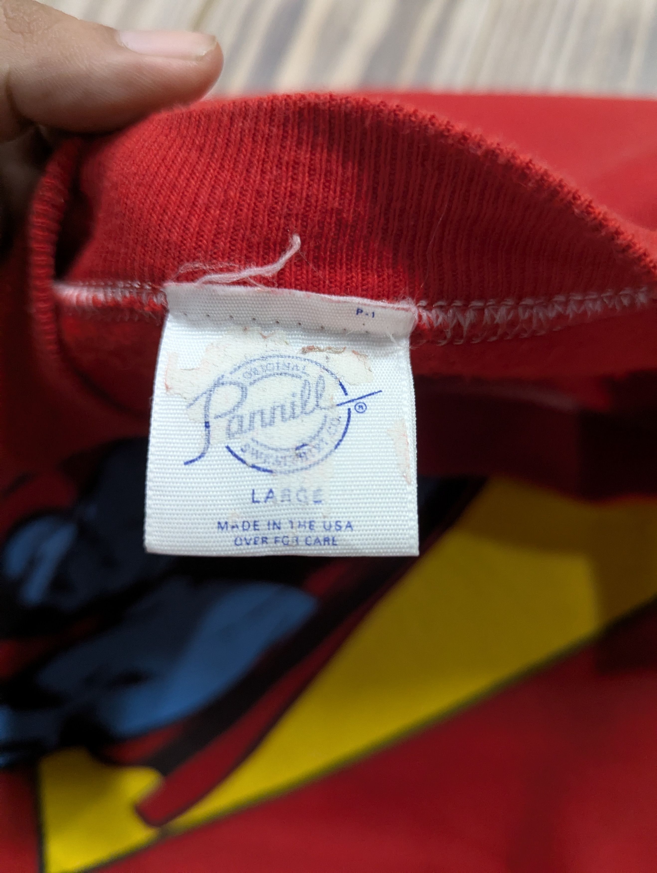 DC Comics × Vintage 80's Vintage Superman Crewneck/Sweatshirt by Pannill USA Size US L / EU 52-54 / 3 - 4 Thumbnail
