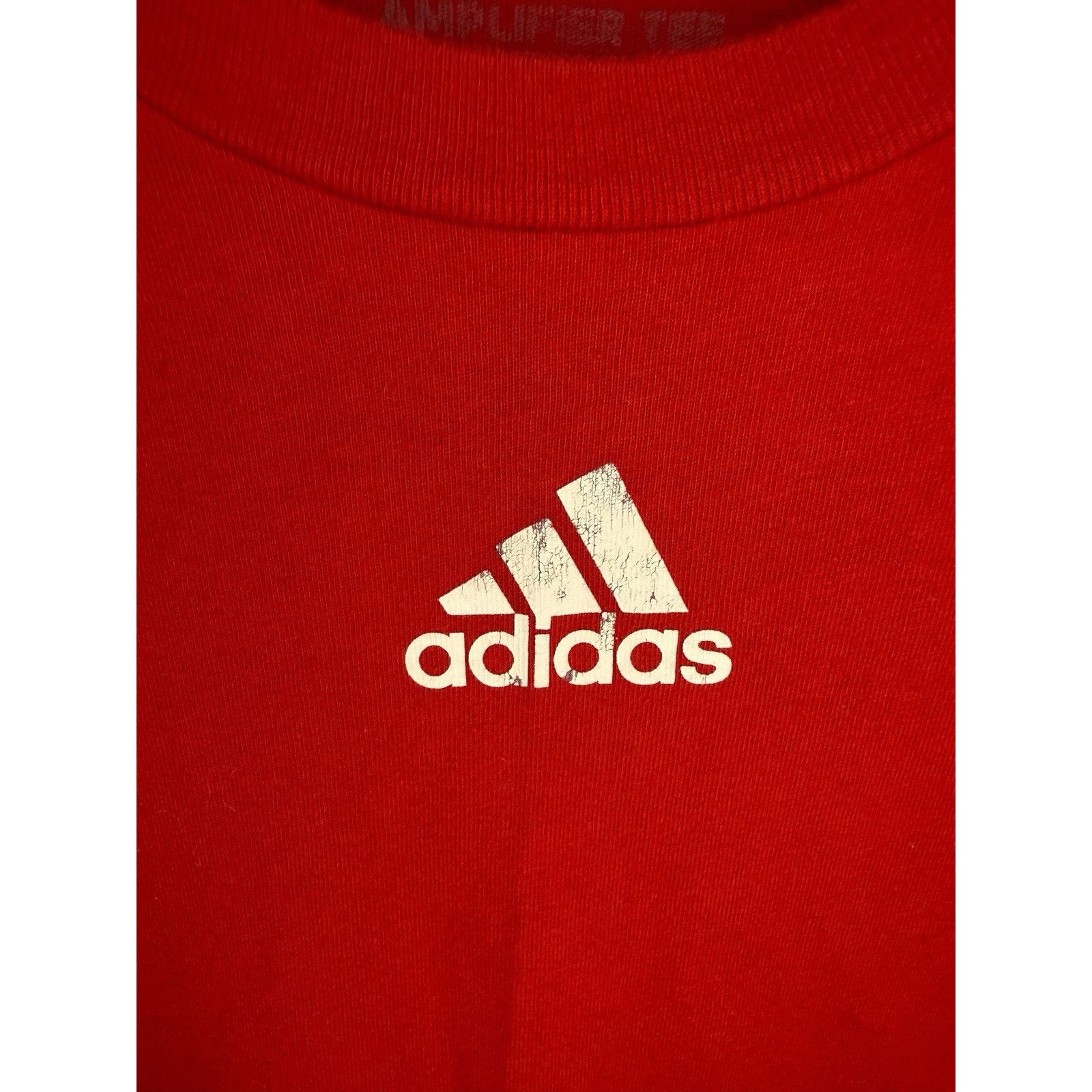Adidas Adidas Badge Of Sport Logo Long Sleeve Red T-Shirt Men Small Size US S / EU 44-46 / 1 - 8 Thumbnail
