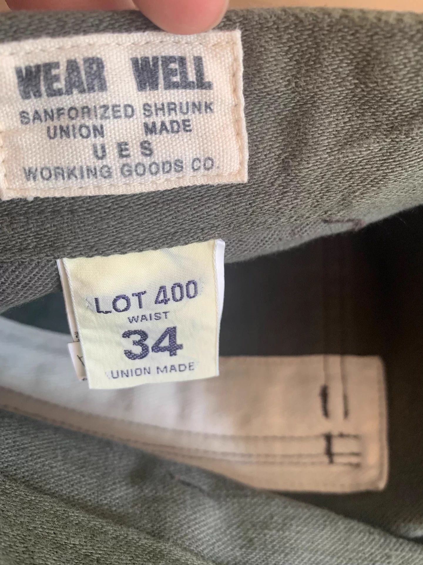 UES Clothing UES Japan Made Zimbabwe Cotton Straight Baker Pants 34 Size US 34 / EU 50 - 6 Thumbnail