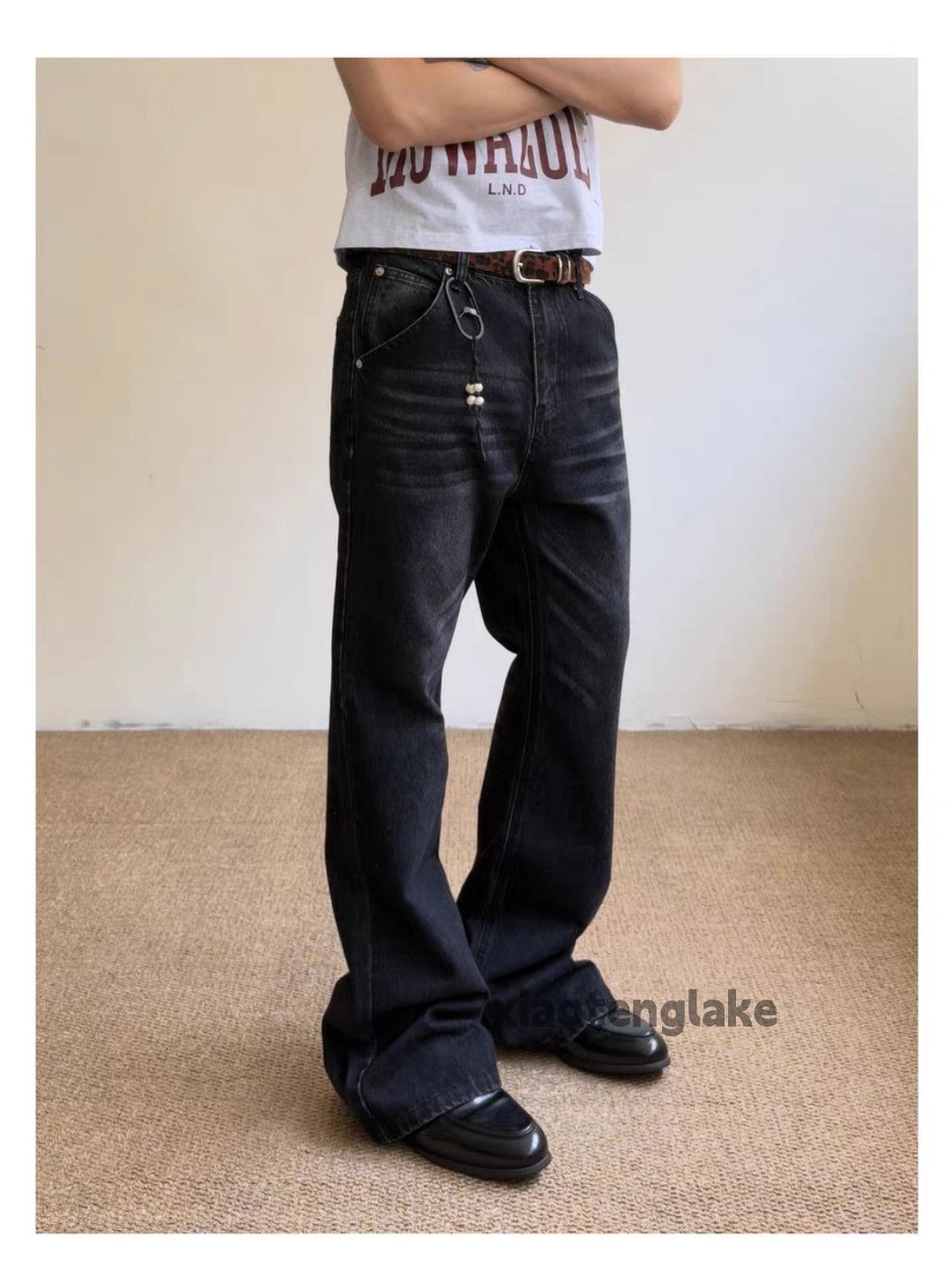 Jean zx rafsimons helmutlang style distressed bootcut jeans Size US 32 / EU 48 - 2 Thumbnail