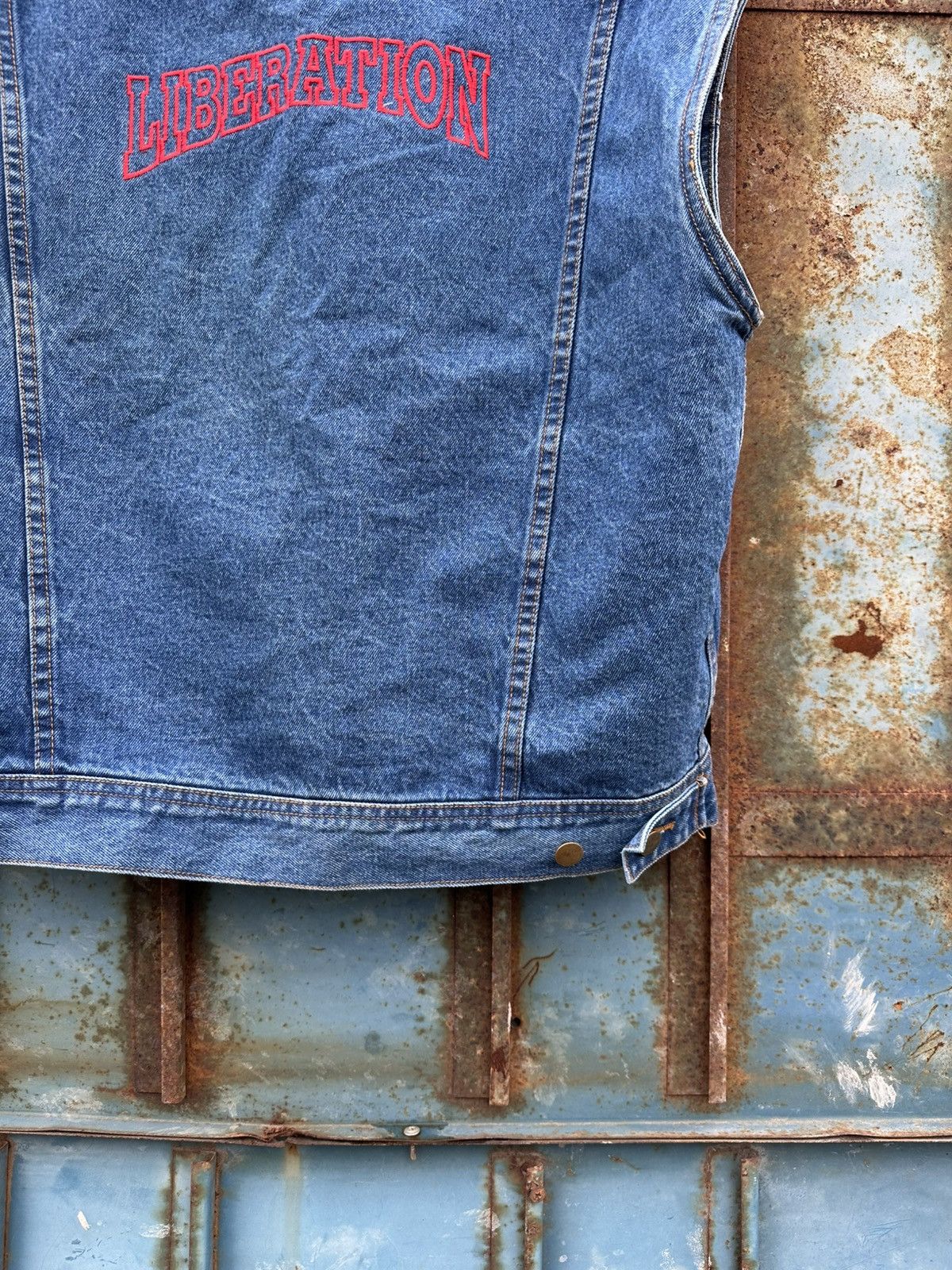Vintage Vintage Denim Vest TYZON vs SELDON Sep 7, 1996 Size US XL / EU 56 / 4 - 5 Thumbnail