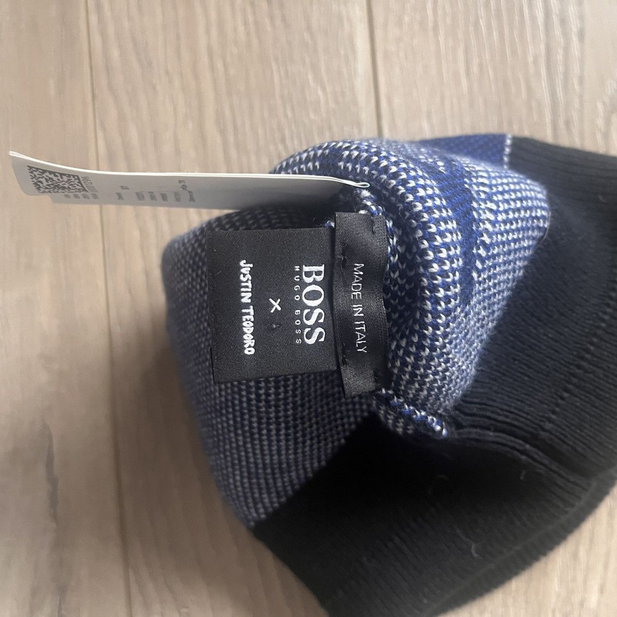 Hugo Boss Hugo Boss x Justin Teodoro Destino Beanie Size ONE SIZE - 3 Thumbnail