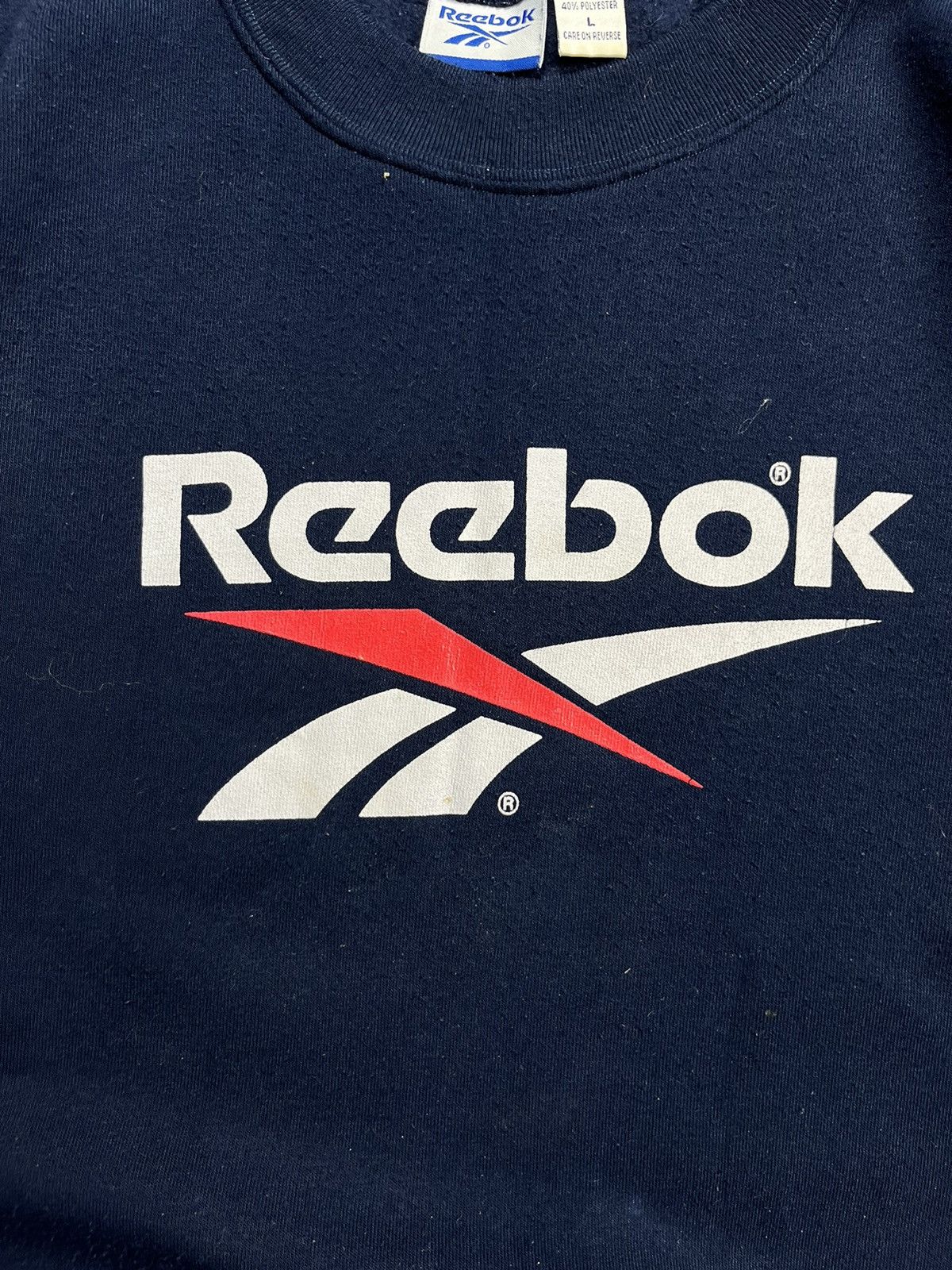 Reebok Vintage Reebok Big Logo sweatshirt 90’s logo y2k Size US L / EU 52-54 / 3 - 2 Thumbnail