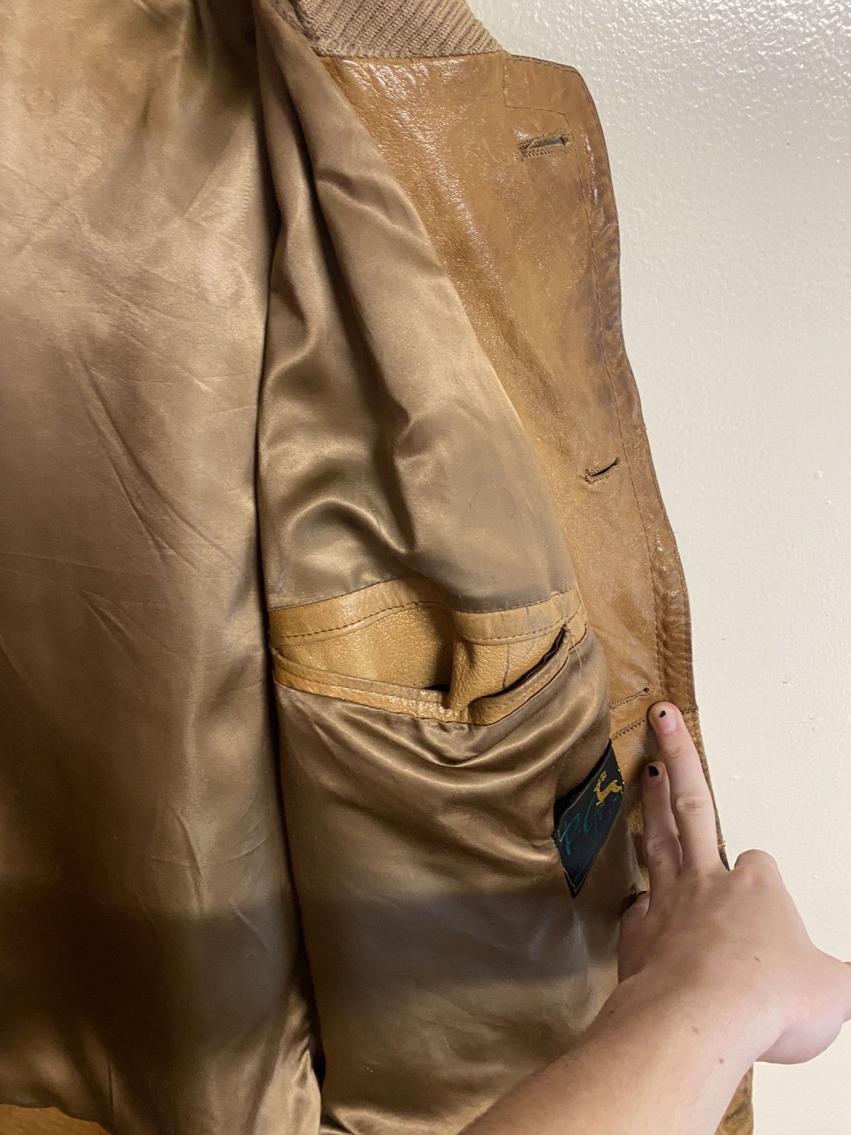 Other True Vintage Parisian Leather Jacket Size US L / EU 52-54 / 3 - 3 Thumbnail