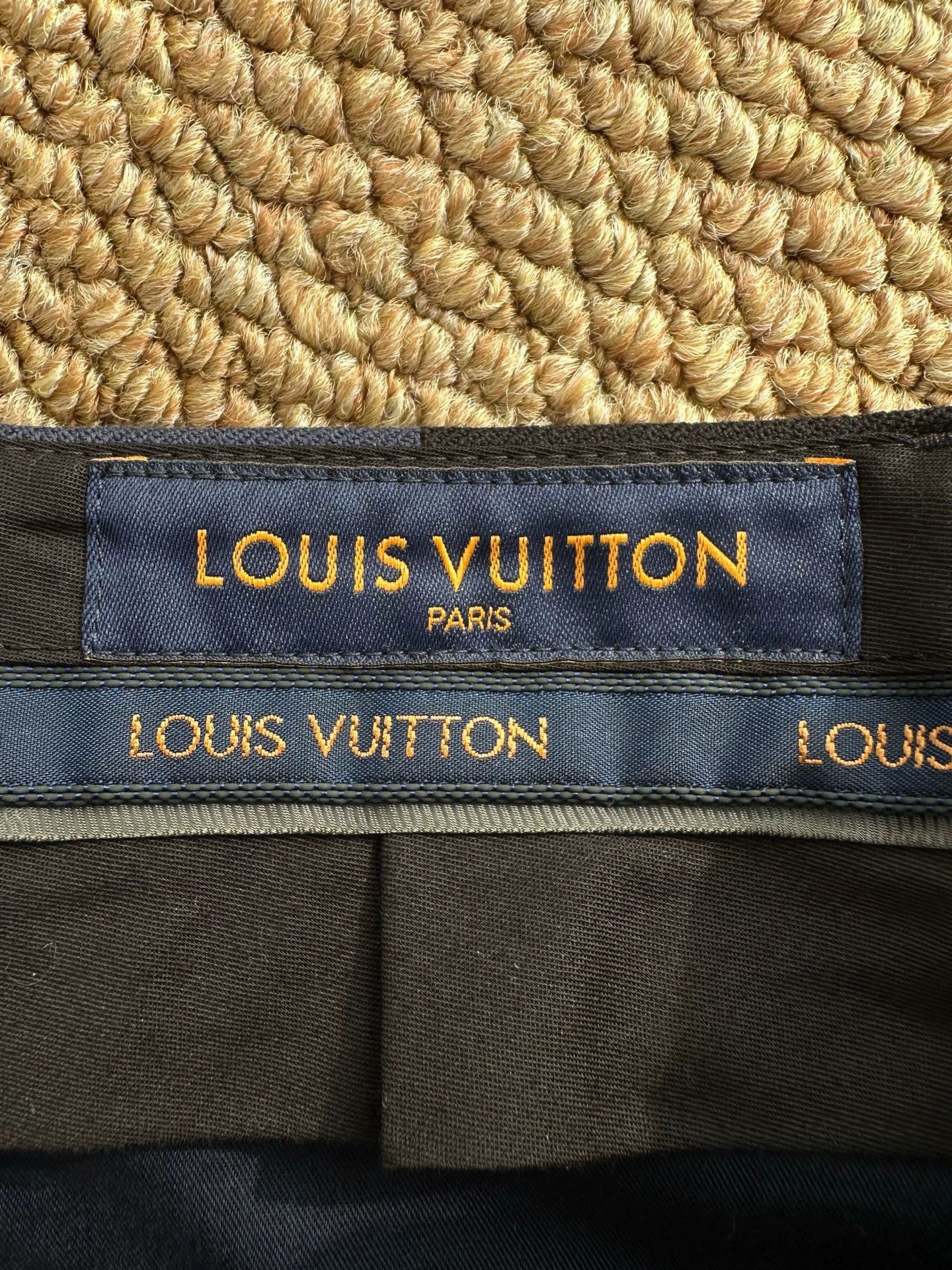 Louis Vuitton LV x NIGO 2 Monogram Trousers Navy 38 Size US 28 / EU 44 - 7 Thumbnail