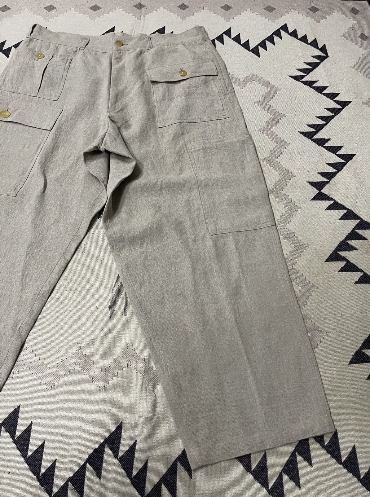 Yohji Yamamoto YOHJI YAMAMOTO MULTIPOCKET BAGGY CARGO PANT GOOD CONDITION Size US 33 - 4 Thumbnail