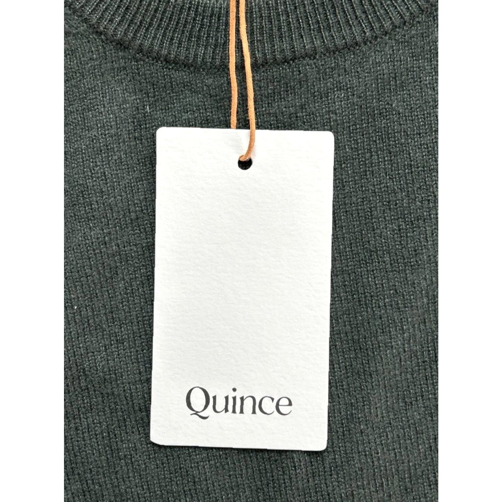 Quince Quince Sweater Womens S Green Cashmere Knit Pullover New Pullover Casual Knit Crew Neck Regular Size S / US 4 / IT 40 - 4 Thumbnail