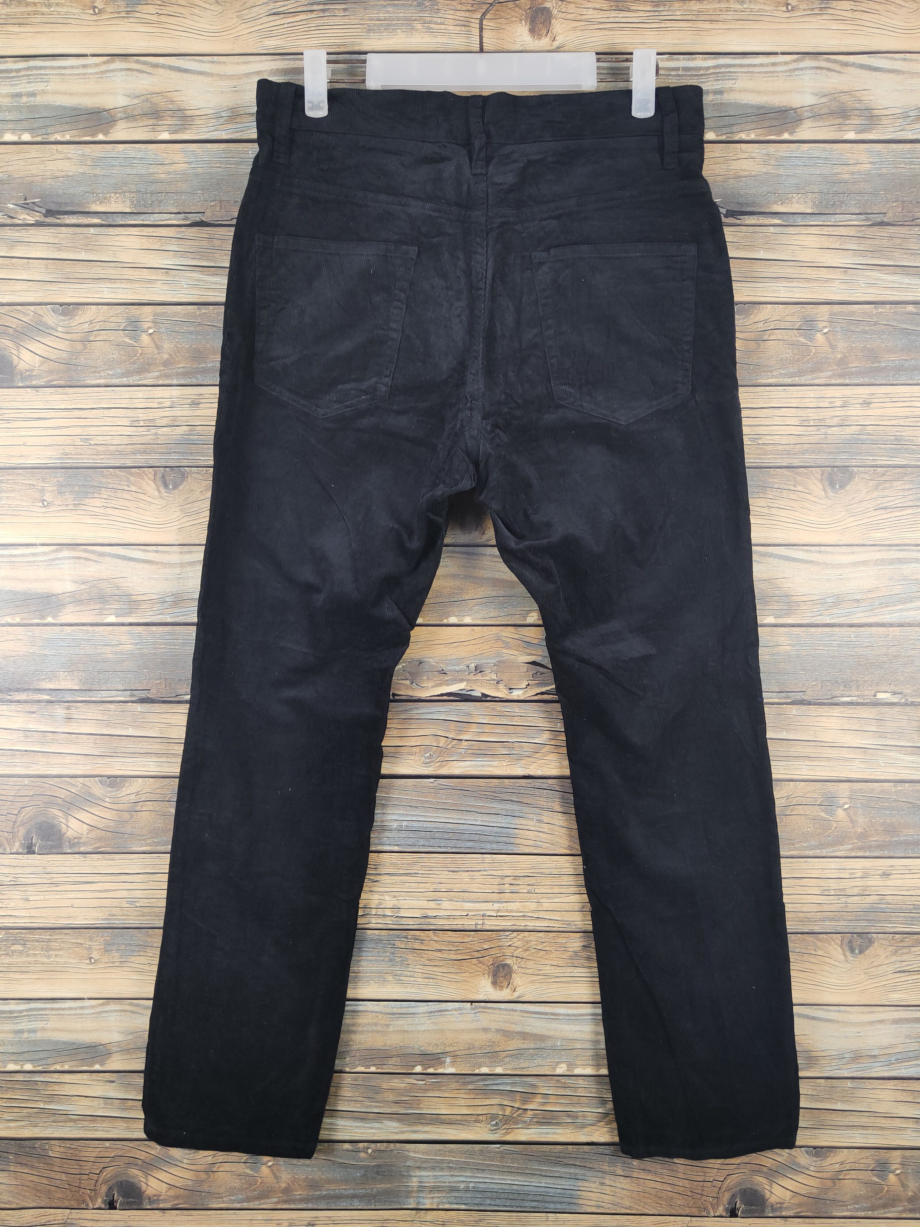 BEAUTY&YOUTH × United Arrows Beauty&Youth -United Arrows Black Corduroy Pants #W1719 Size US 31 - 7 Thumbnail