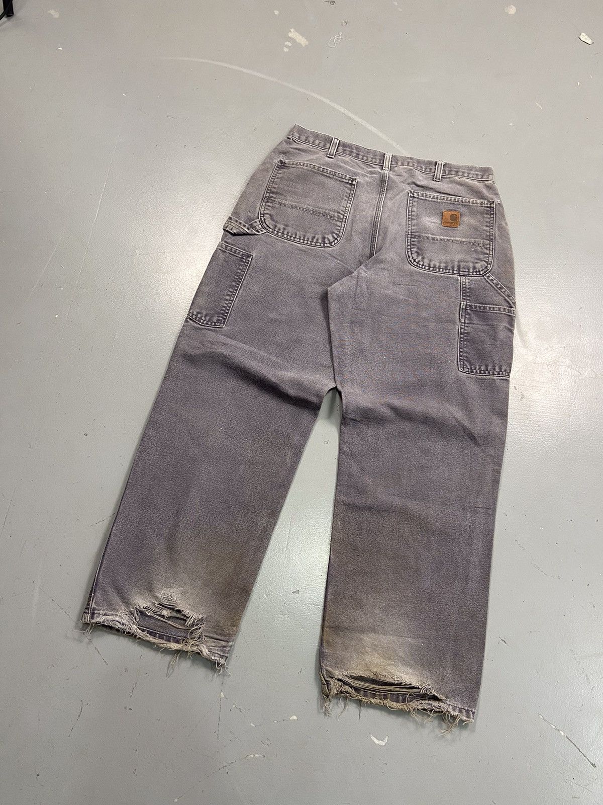 Carhartt × Vintage Vintage Carhartt faded carpenter denim Size US 34 / EU 50 - 9 Thumbnail