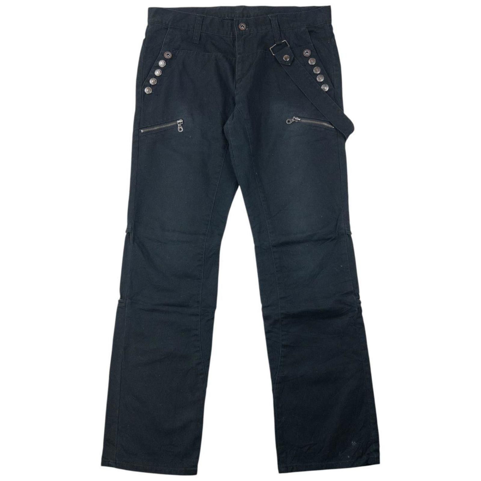 Other Vintage 2000s PPFM Zip Leg Trousers Size W34 Size US 34 / EU 50 - 4 Thumbnail