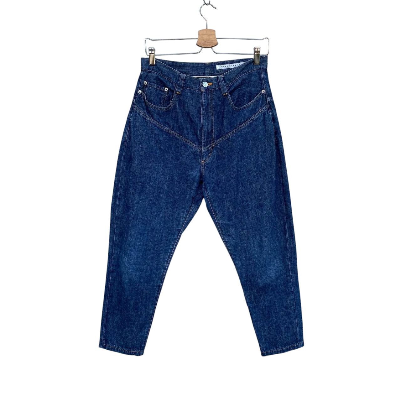 Issey Miyake SUNAOKUWAHARA JAPAN SHORT ANKLE CUT DENIM Size US 30 / EU 46 - 1 Thumbnail