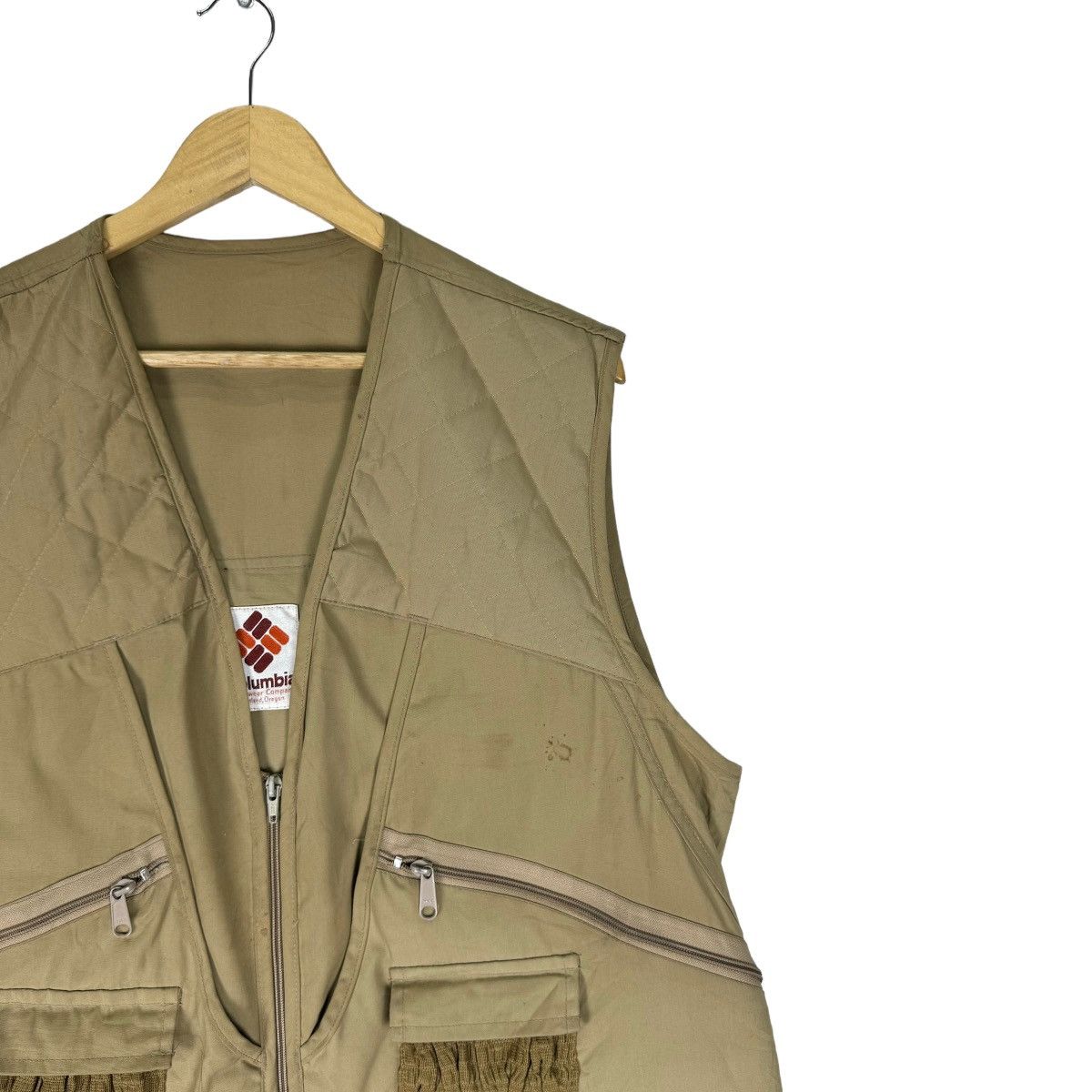 Columbia ⚡️80s COLUMBIA HUNTING UTILITY POCKET VEST Size US L / EU 52-54 / 3 - 5 Thumbnail