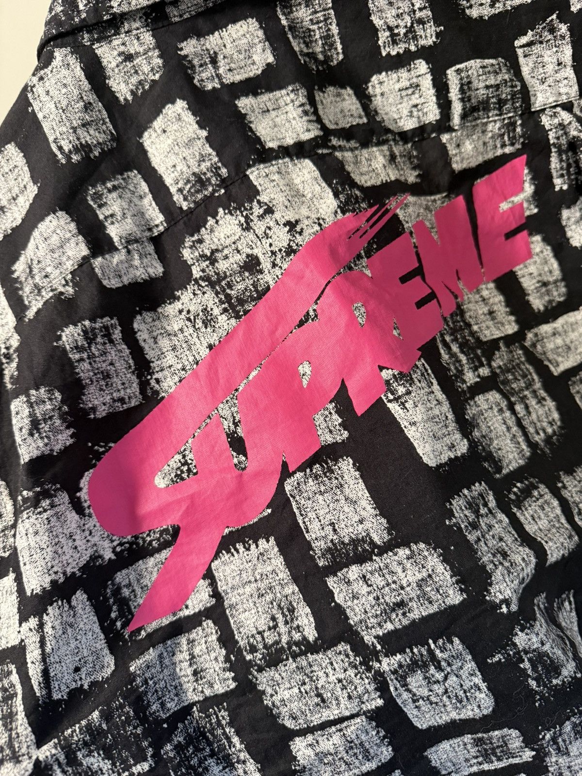 Supreme SS14 Block Print Button Up Shirt Size US L / EU 52-54 / 3 - 3 Thumbnail